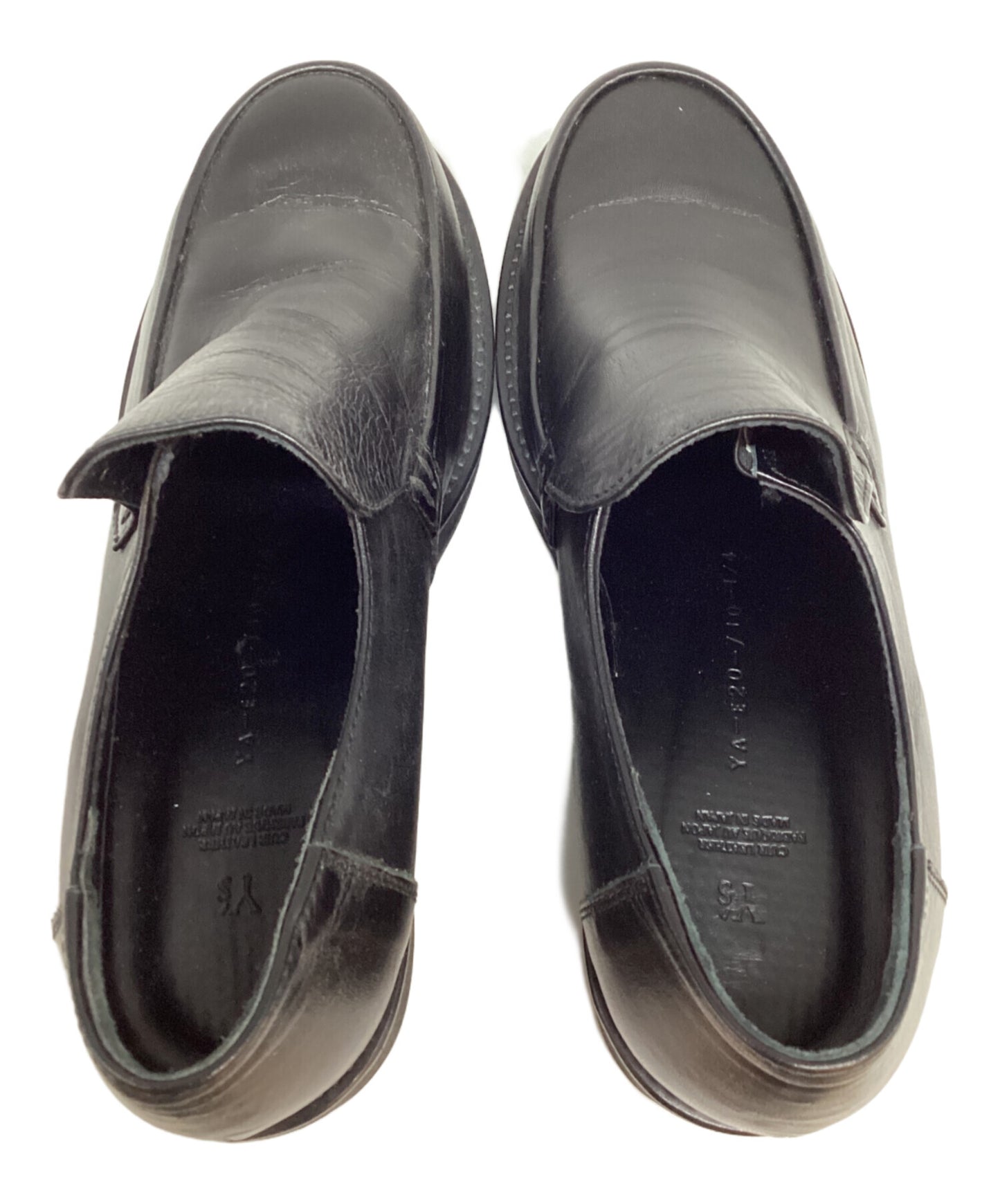 [Pre-owned] Y's Leather platform slip-on shoes