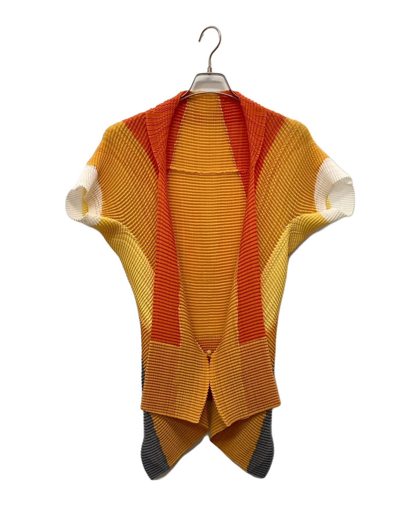 [Pre-owned] ISSEY MIYAKE pleated cardigan IM52FJ633