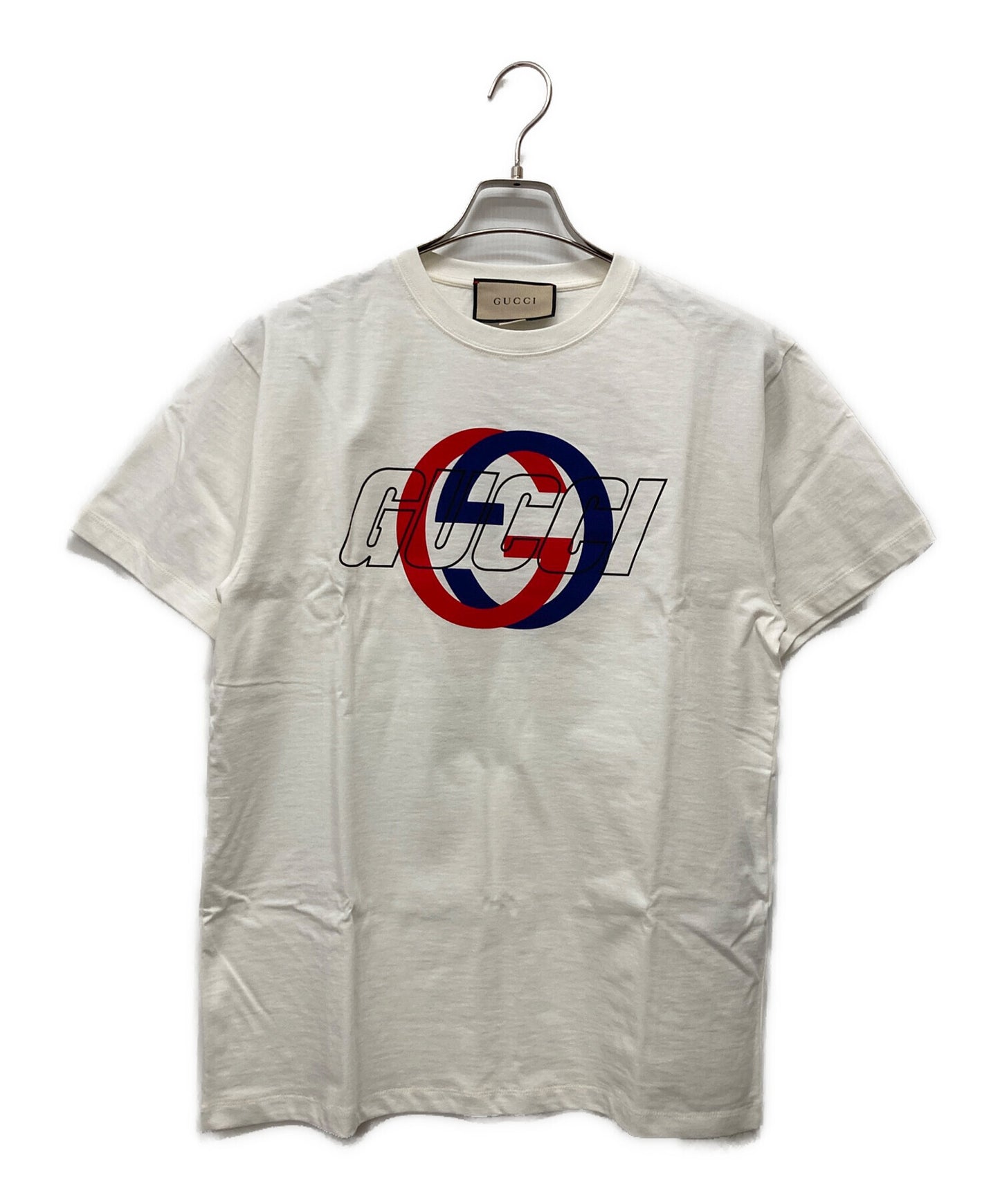 [Pre-owned] GUCCI GUCCI printed cotton jersey T-shirt 771758 XJF7C