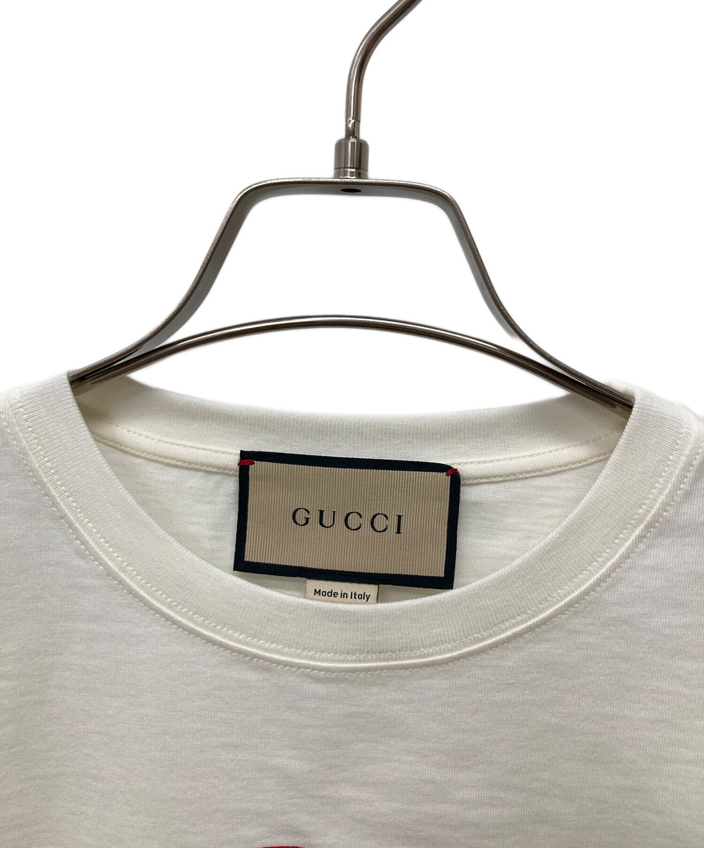 [Pre-owned] GUCCI GUCCI printed cotton jersey T-shirt 771758 XJF7C
