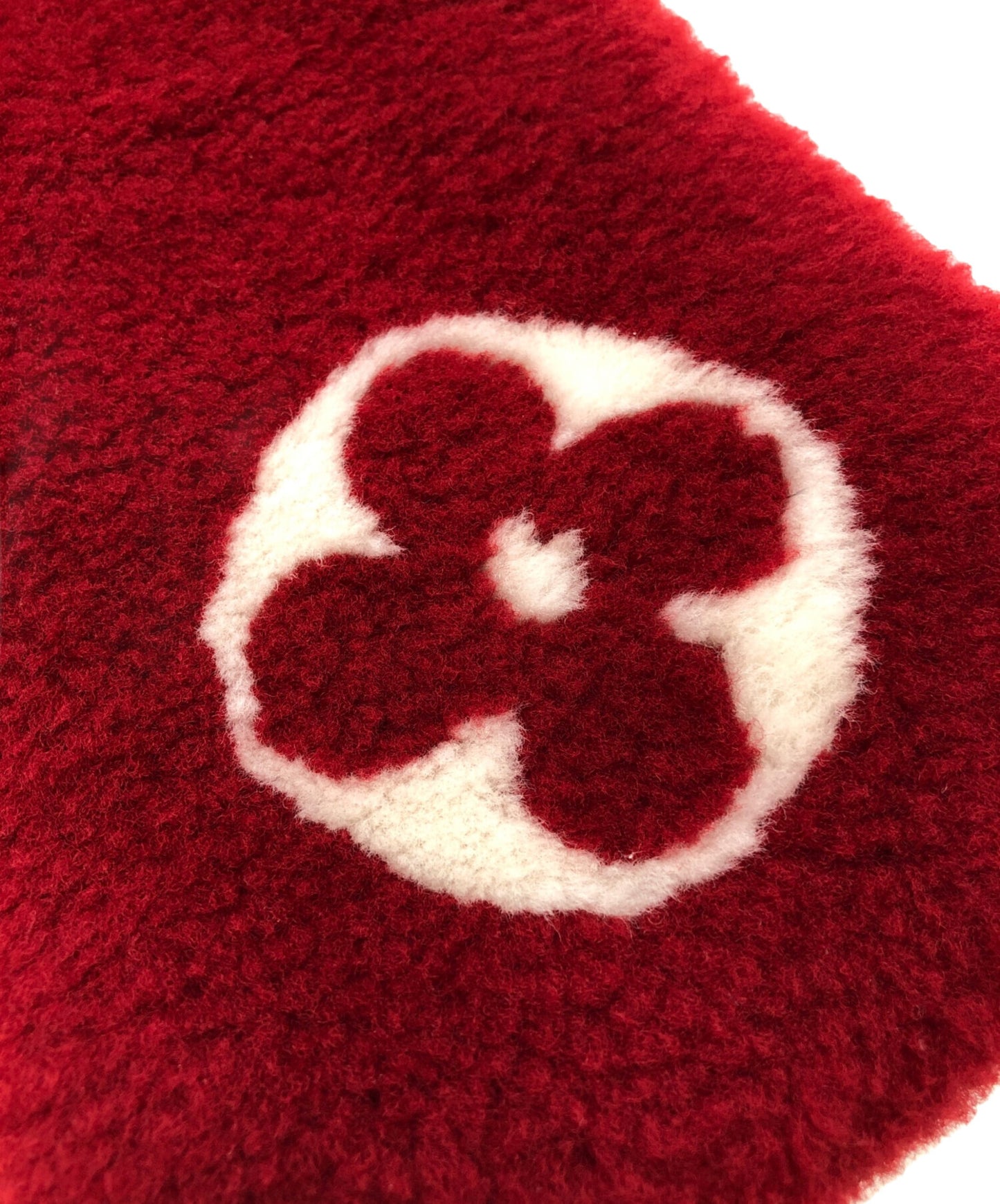 [Pre-owned] LOUIS VUITTON Echalp Shearling Darling M70435 Mouton 100% Cashmere Red and Brown M70435