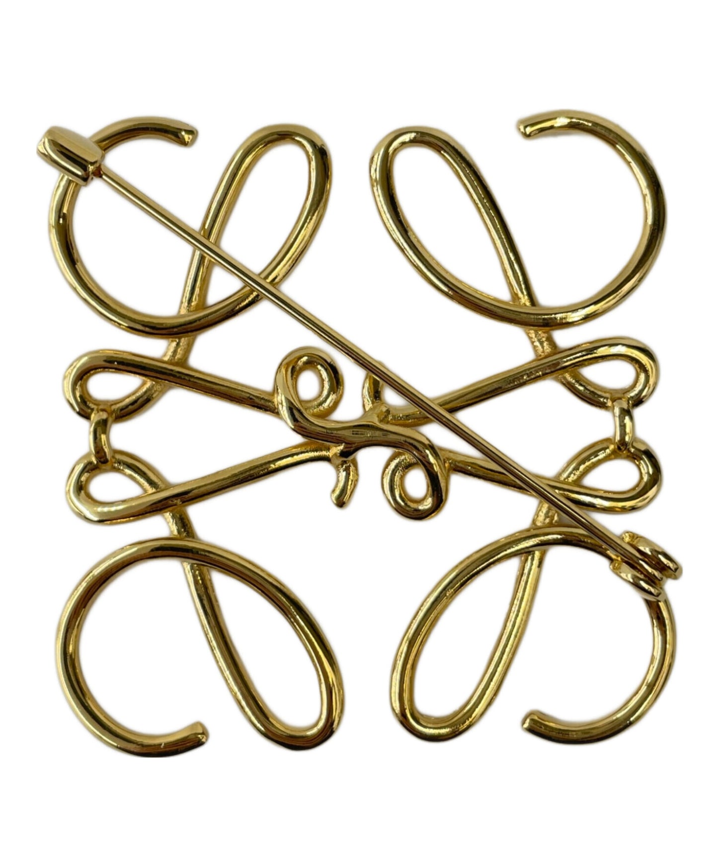 [Pre-owned] LOEWE anagram brooch 111.25.020
