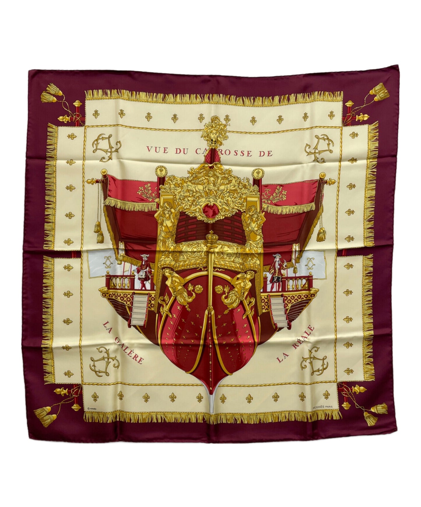 [Pre-owned] HERMES silk scarf