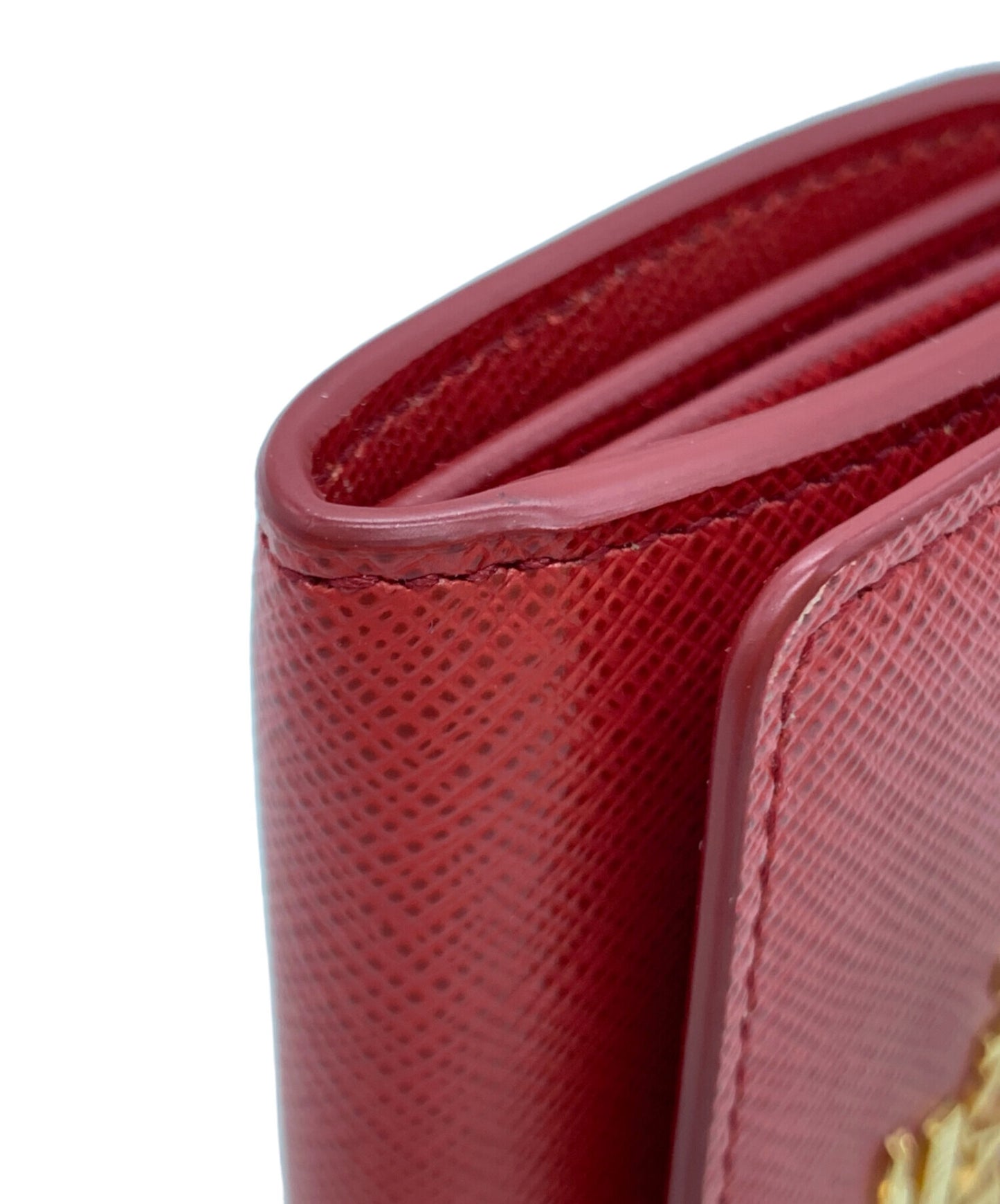 [Pre-owned] PRADA Saffiano card case 1MH027