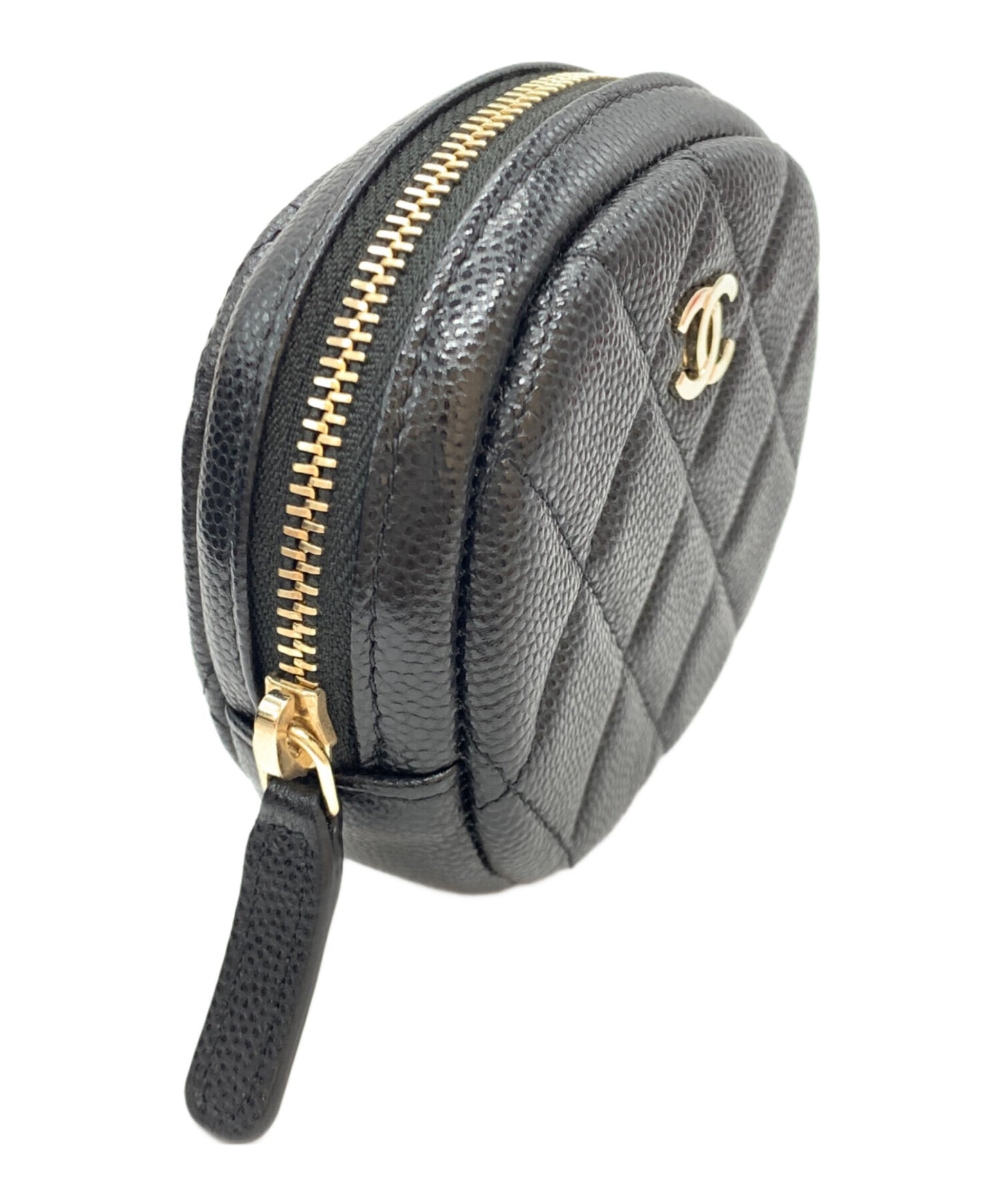 [Pre-owned] CHANEL Matelassé Coin Case AP0217.