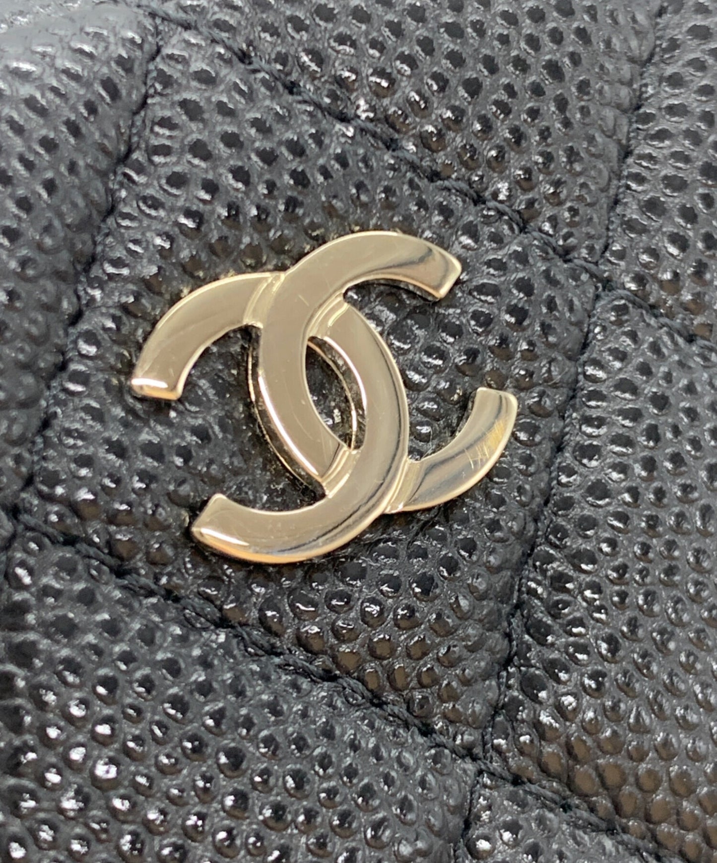 [Pre-owned] CHANEL Matelassé Coin Case AP0217.