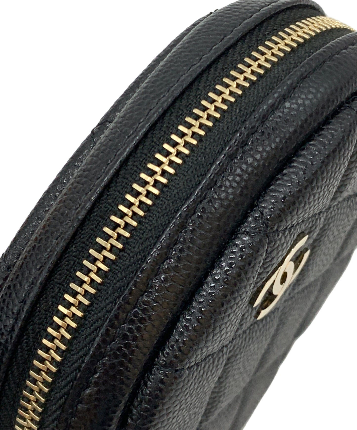 [Pre-owned] CHANEL Matelassé Coin Case AP0217.