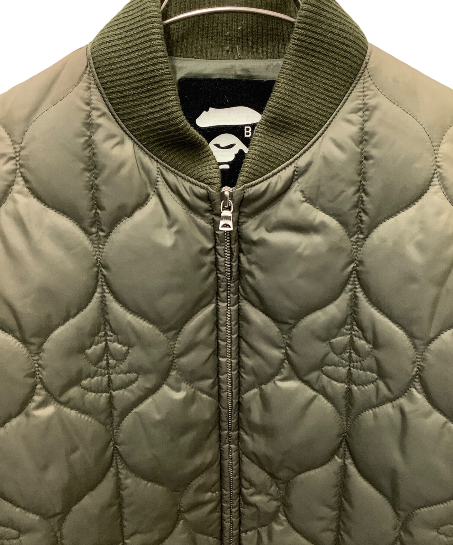 [Pre-owned] A BATHING APE Face Quilted Down Jacket