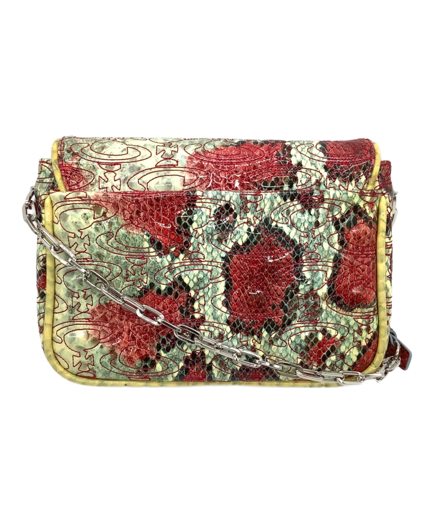 [Pre-owned] Vivienne Westwood Python Pattern Shoulder Bag