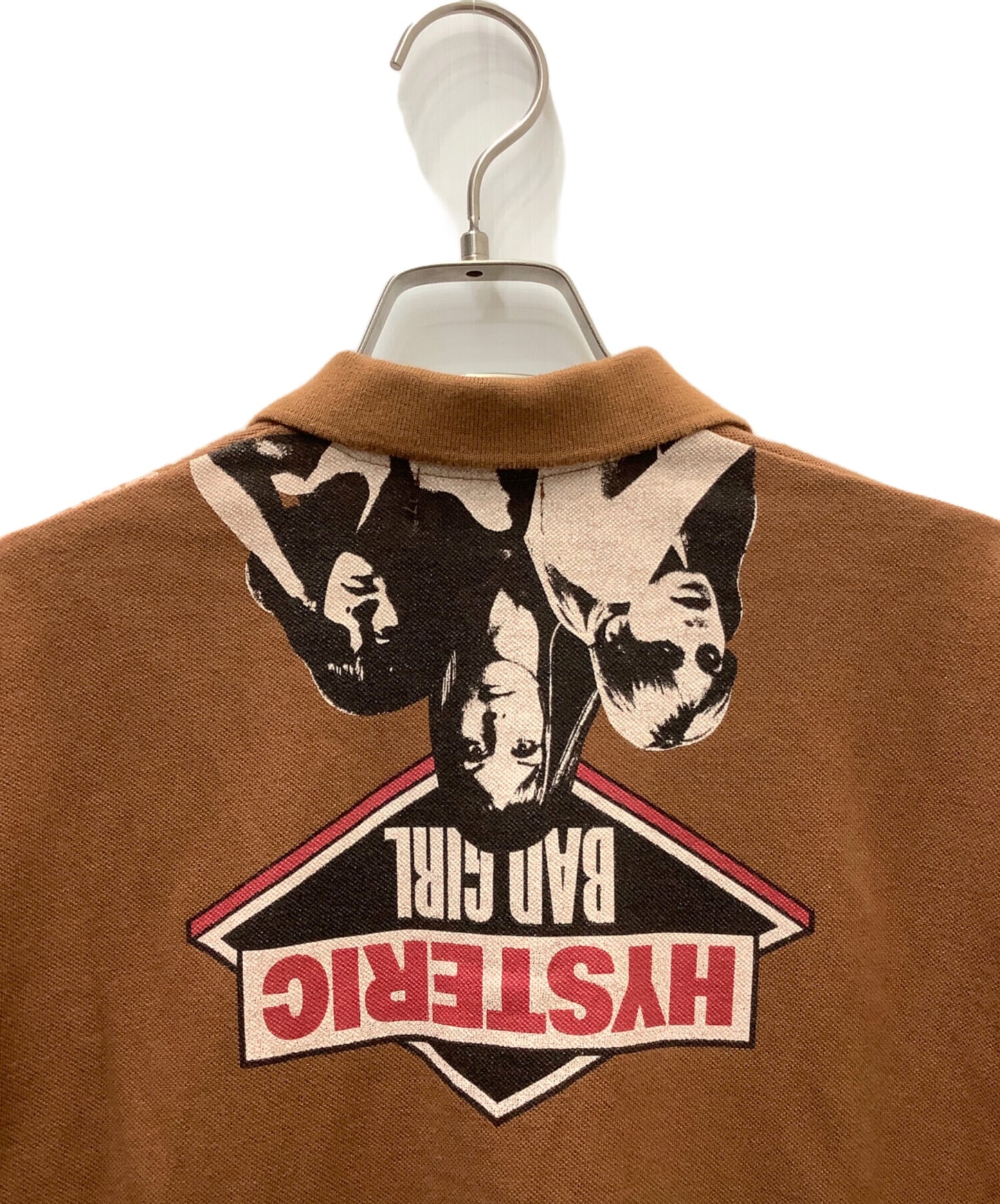 [Pre-owned] Hysteric Glamour BAD GIRL printed big polo shirt