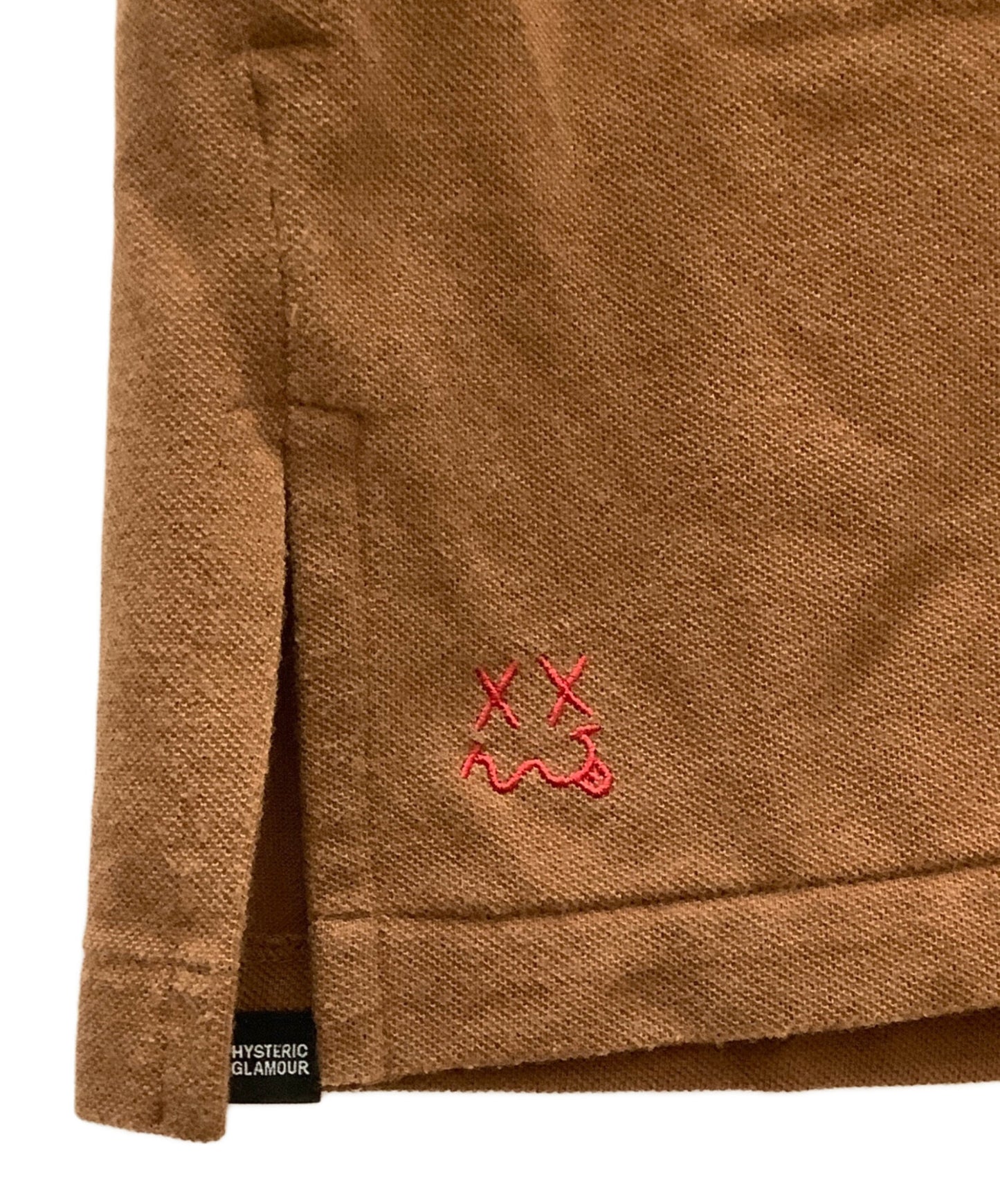 [Pre-owned] Hysteric Glamour BAD GIRL printed big polo shirt