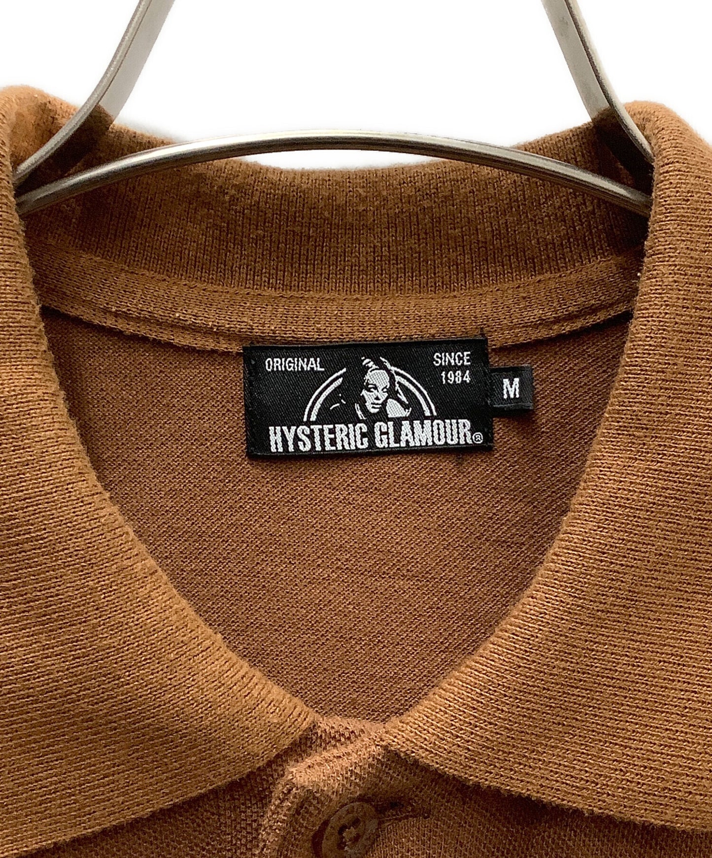 [Pre-owned] Hysteric Glamour BAD GIRL printed big polo shirt