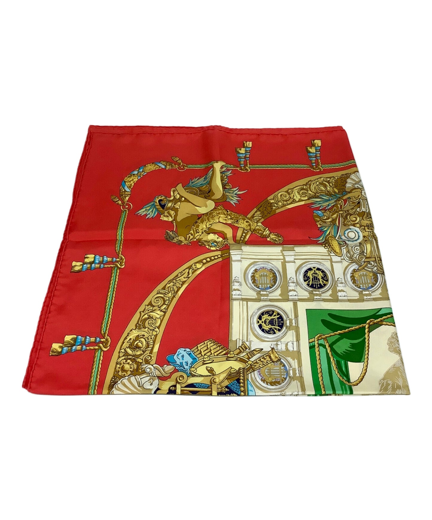 [Pre-owned] HERMES Silk scarf Charles Garnier tribute