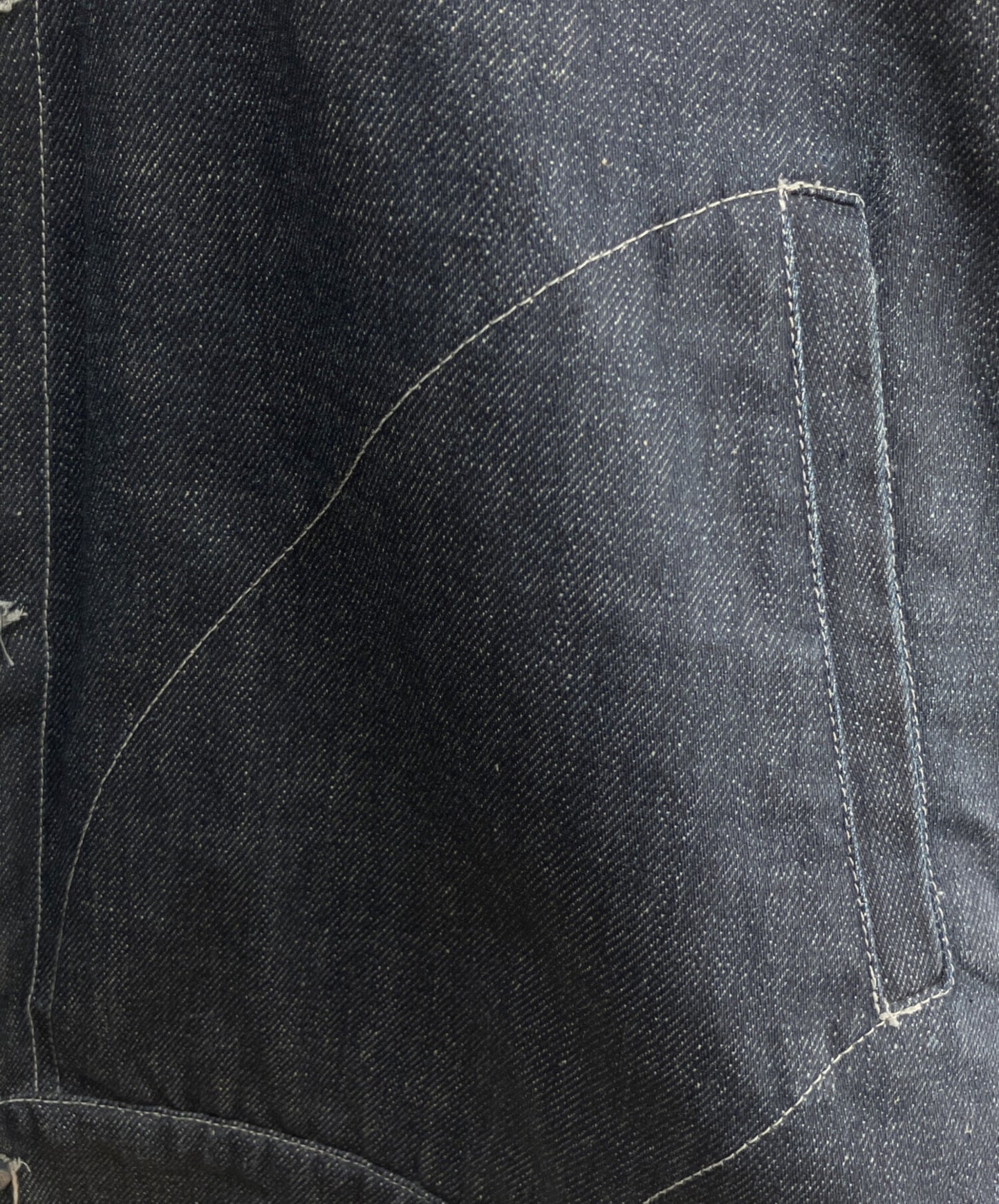 [Pre-owned] Vivienne Westwood Denim Jacket with Fleece Lining 358-49015