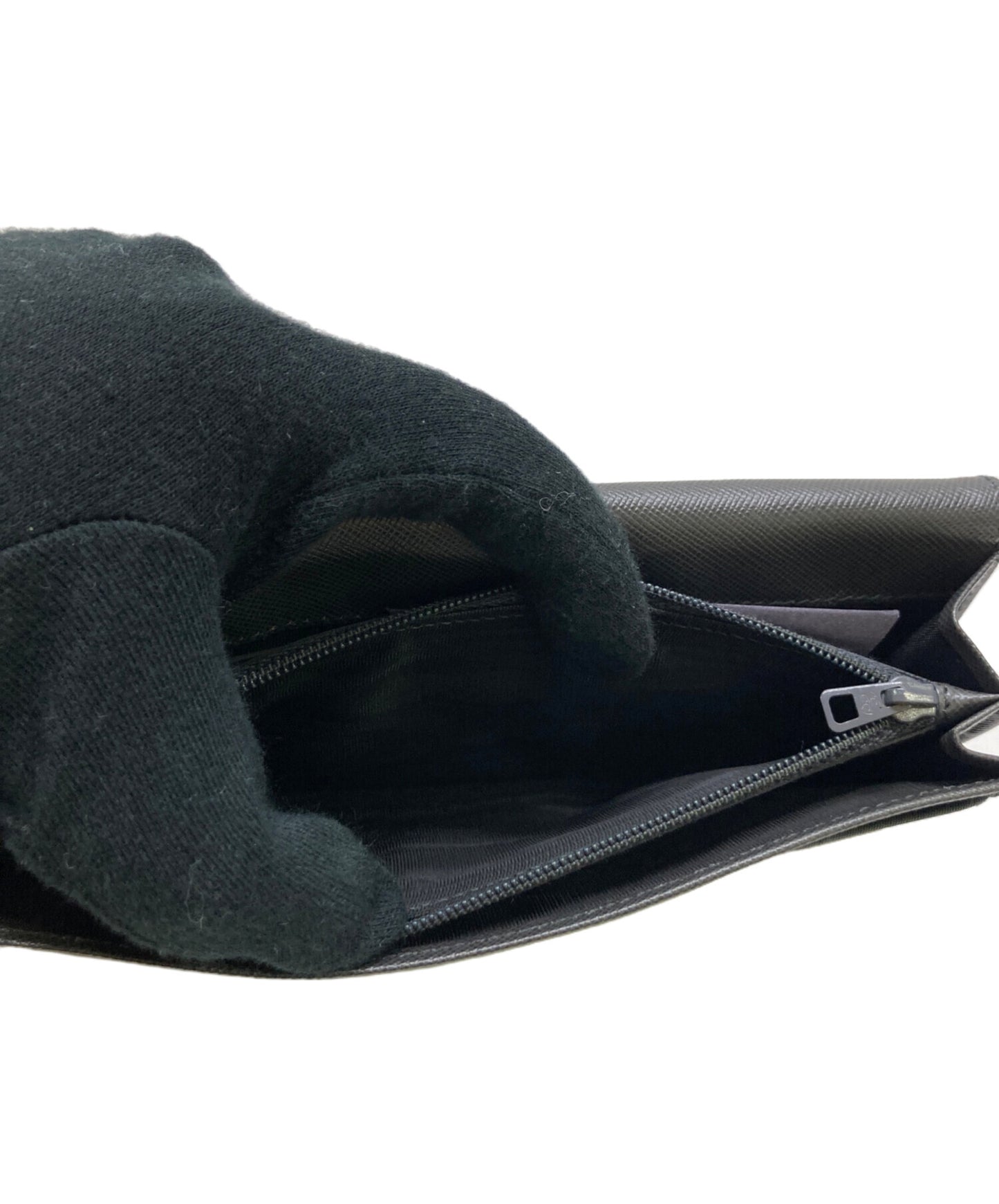 [Pre-owned] PRADA Twin hook nylon wallet M201