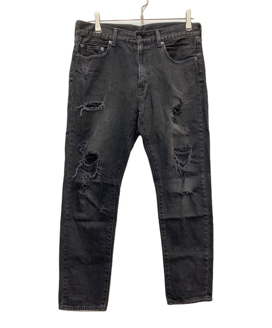 [Pre-owned] Hysteric Glamour Damaged denim pants 0152AP12