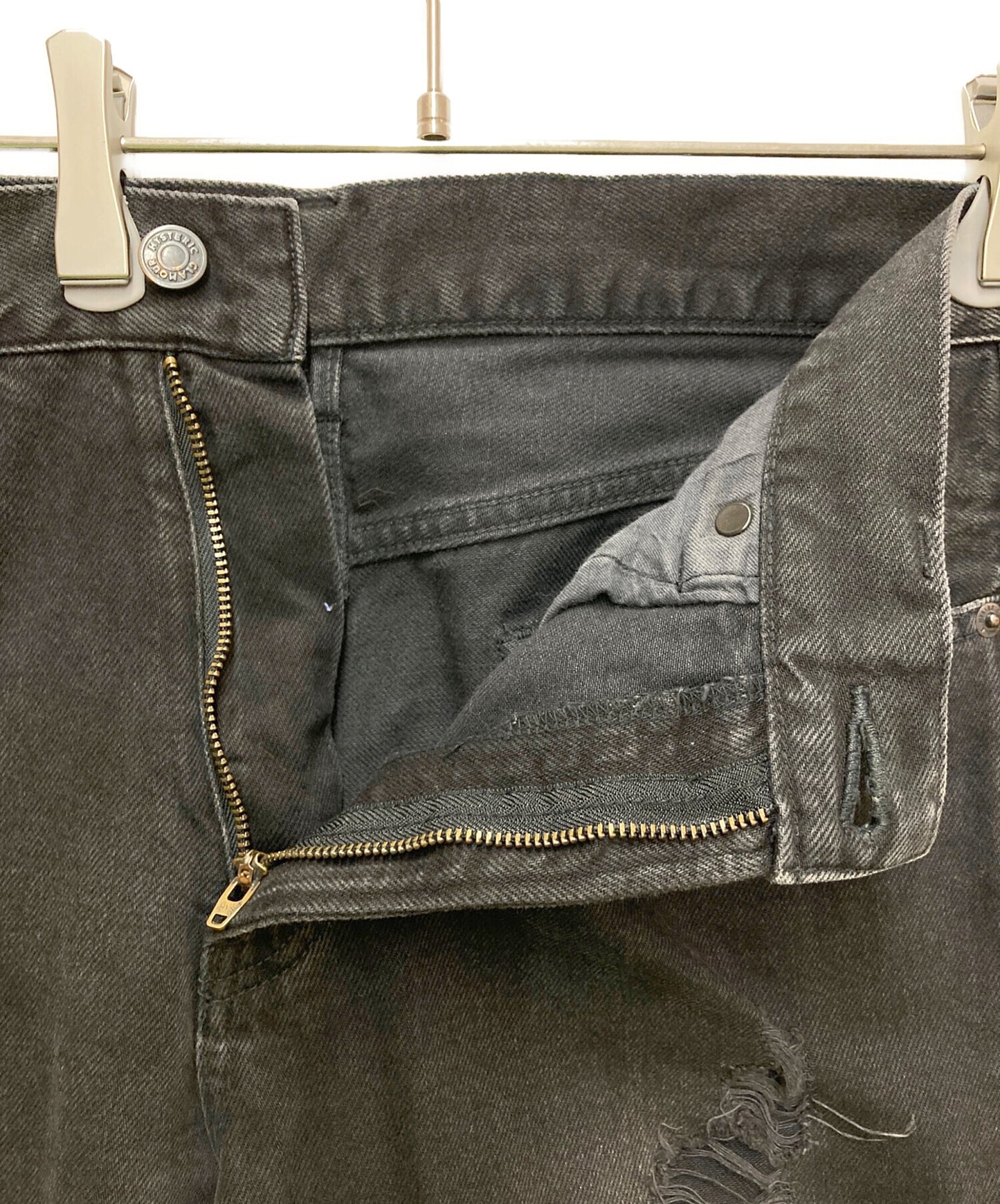[Pre-owned] Hysteric Glamour Damaged denim pants 0152AP12