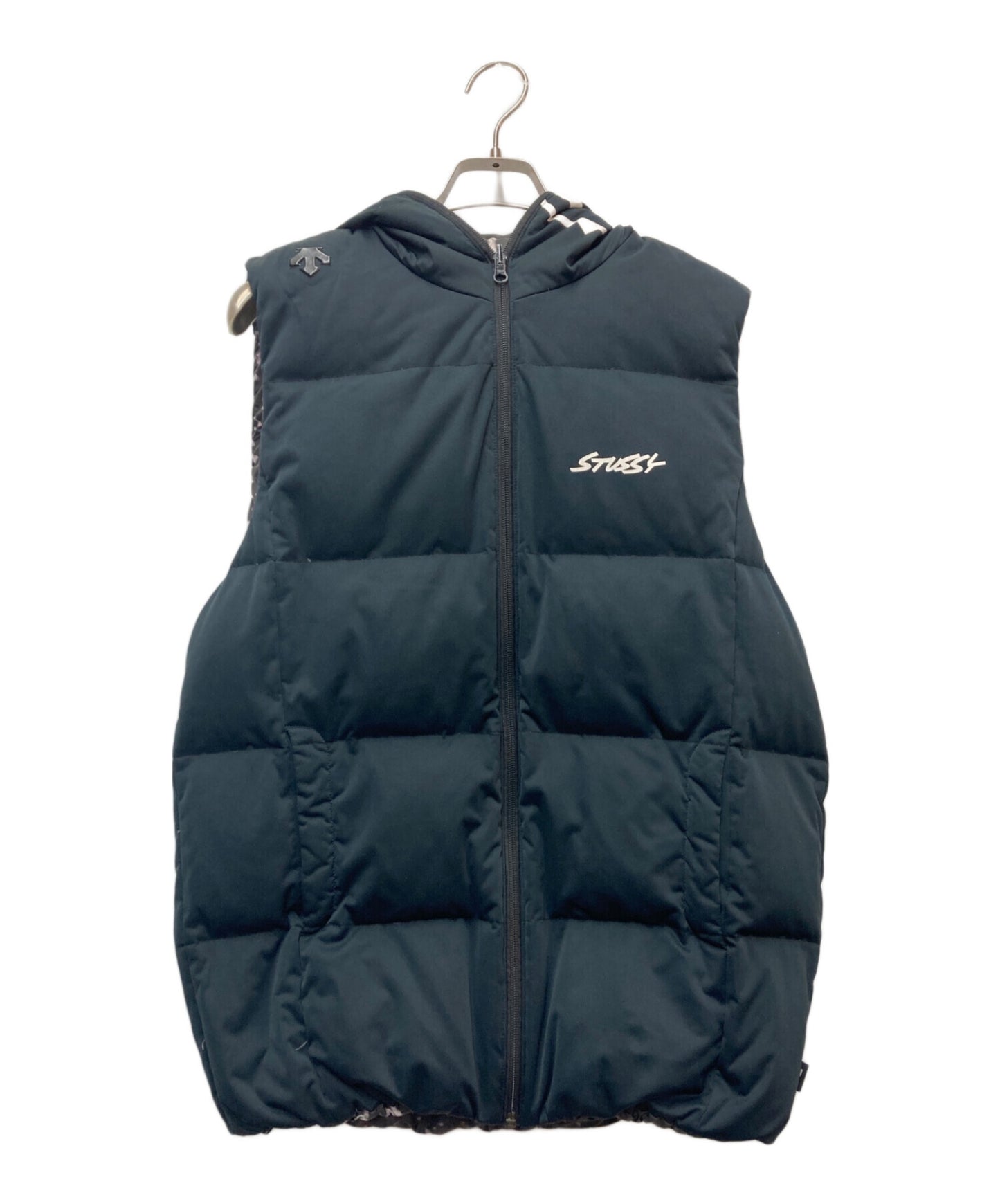 [Pre-owned] stussy Reversible Down Vest DFL-3980ST