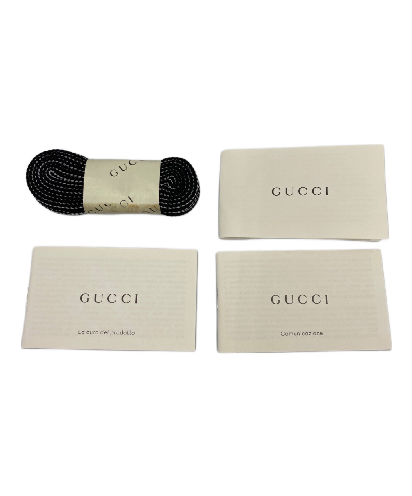 [Pre-owned] GUCCI BASKET LOW Leather Low Cut Sneakers 725905
