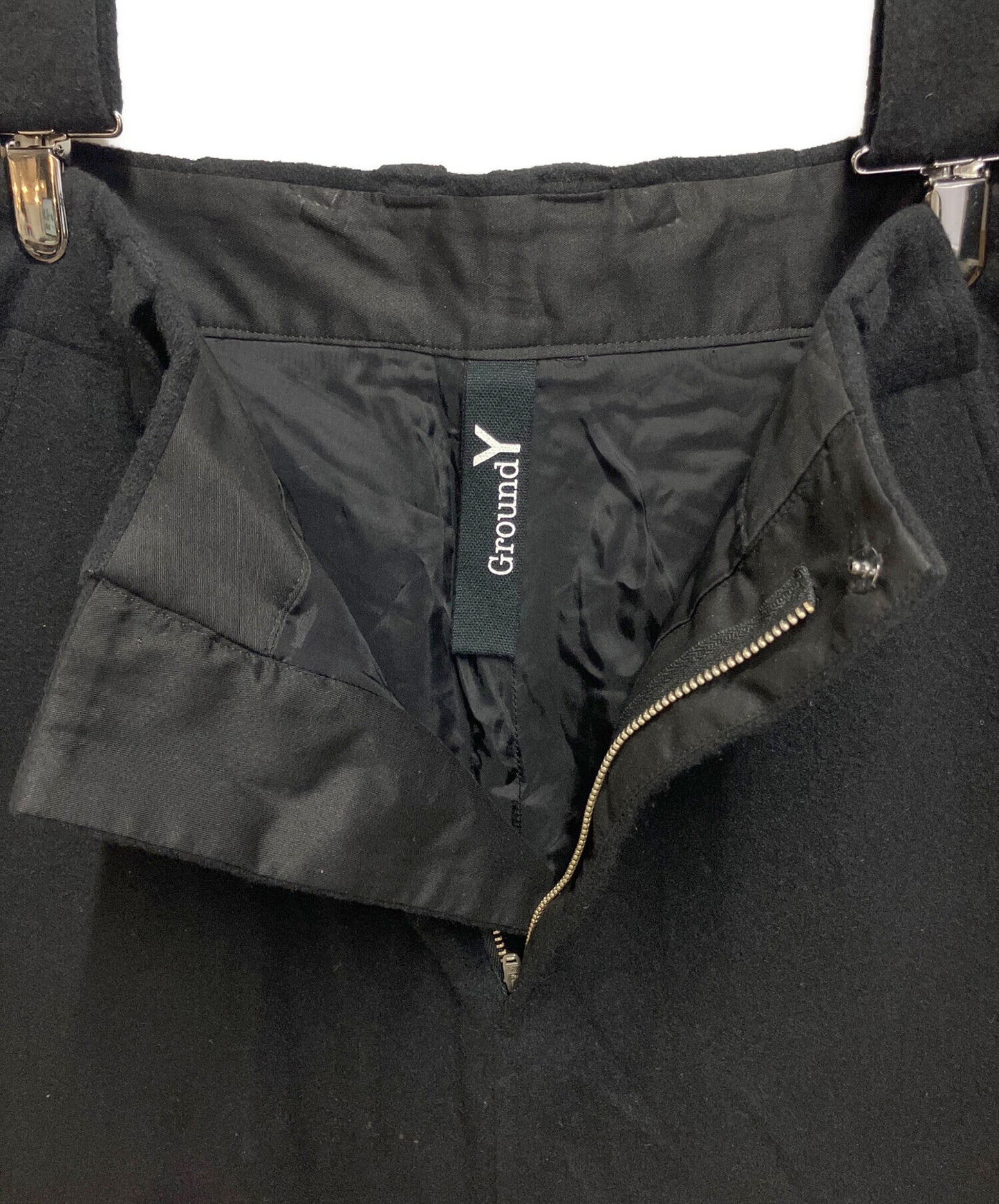 [Pre-owned] GROUND Y Wide pants with suspenders GE-P01-101