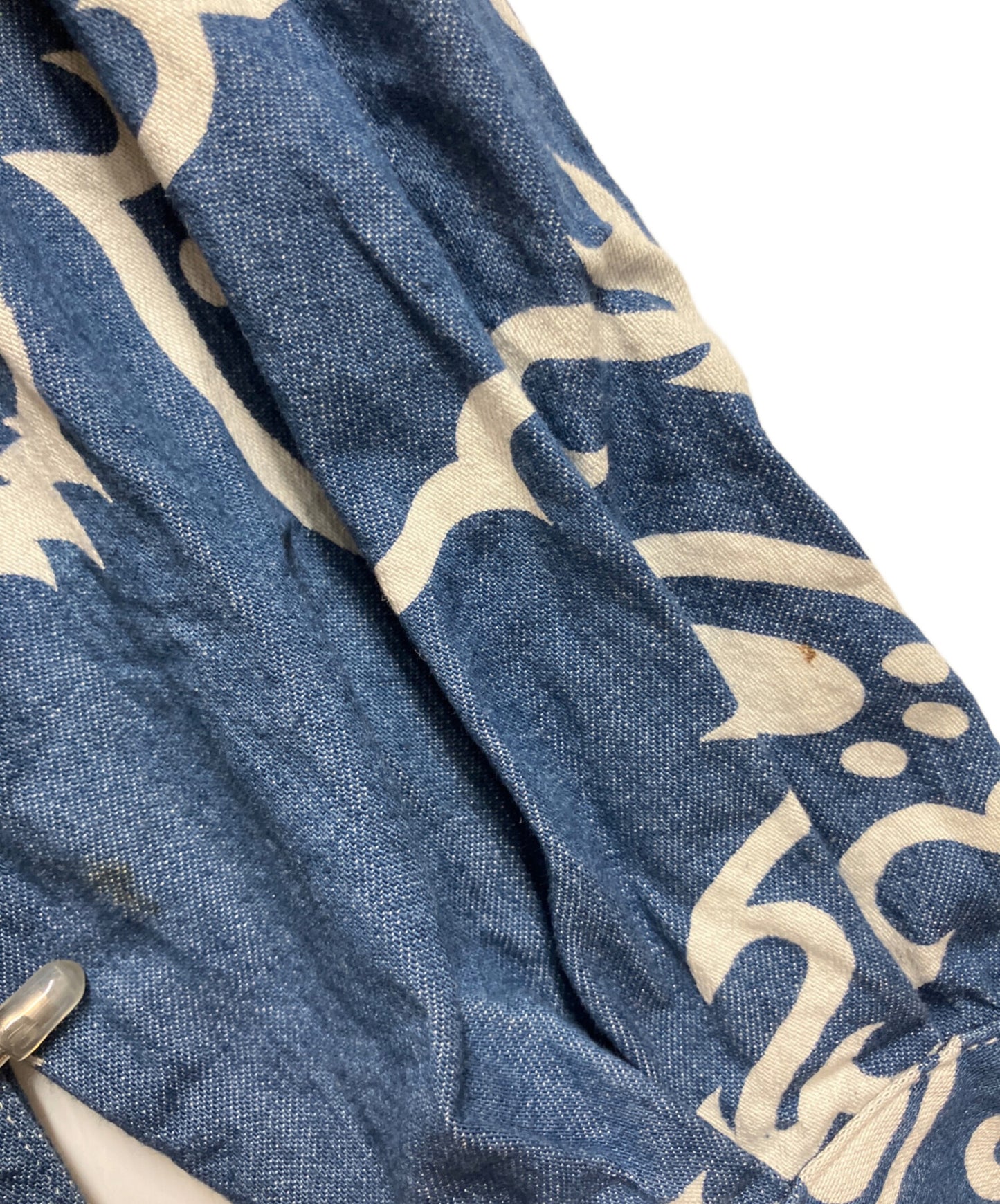 [Pre-owned] Hysteric Glamour FIRE BEAR pattern oversized denim shirt 01221AH04