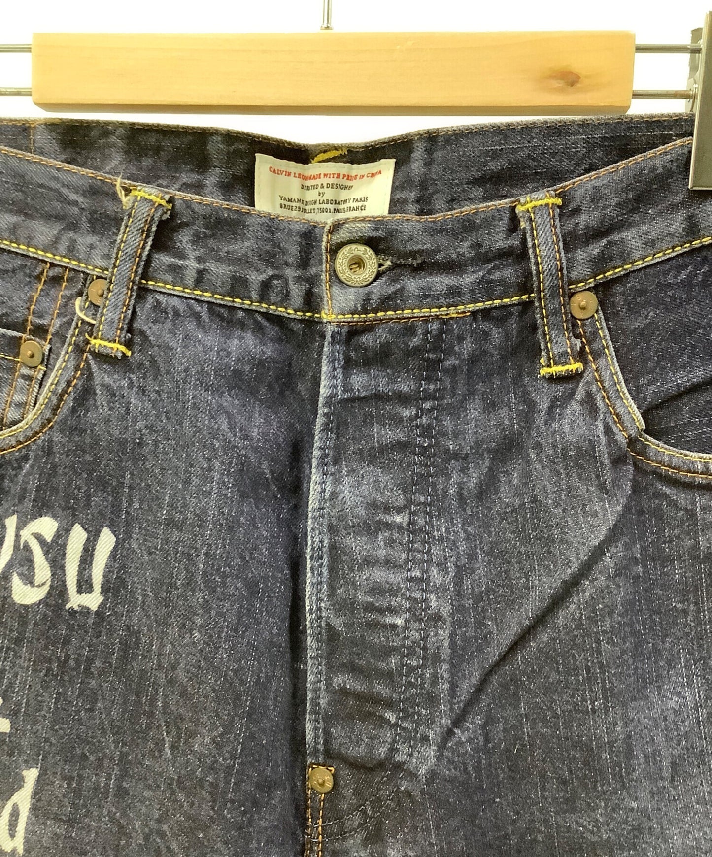 [Pre-owned] EVISU denim pants 0080