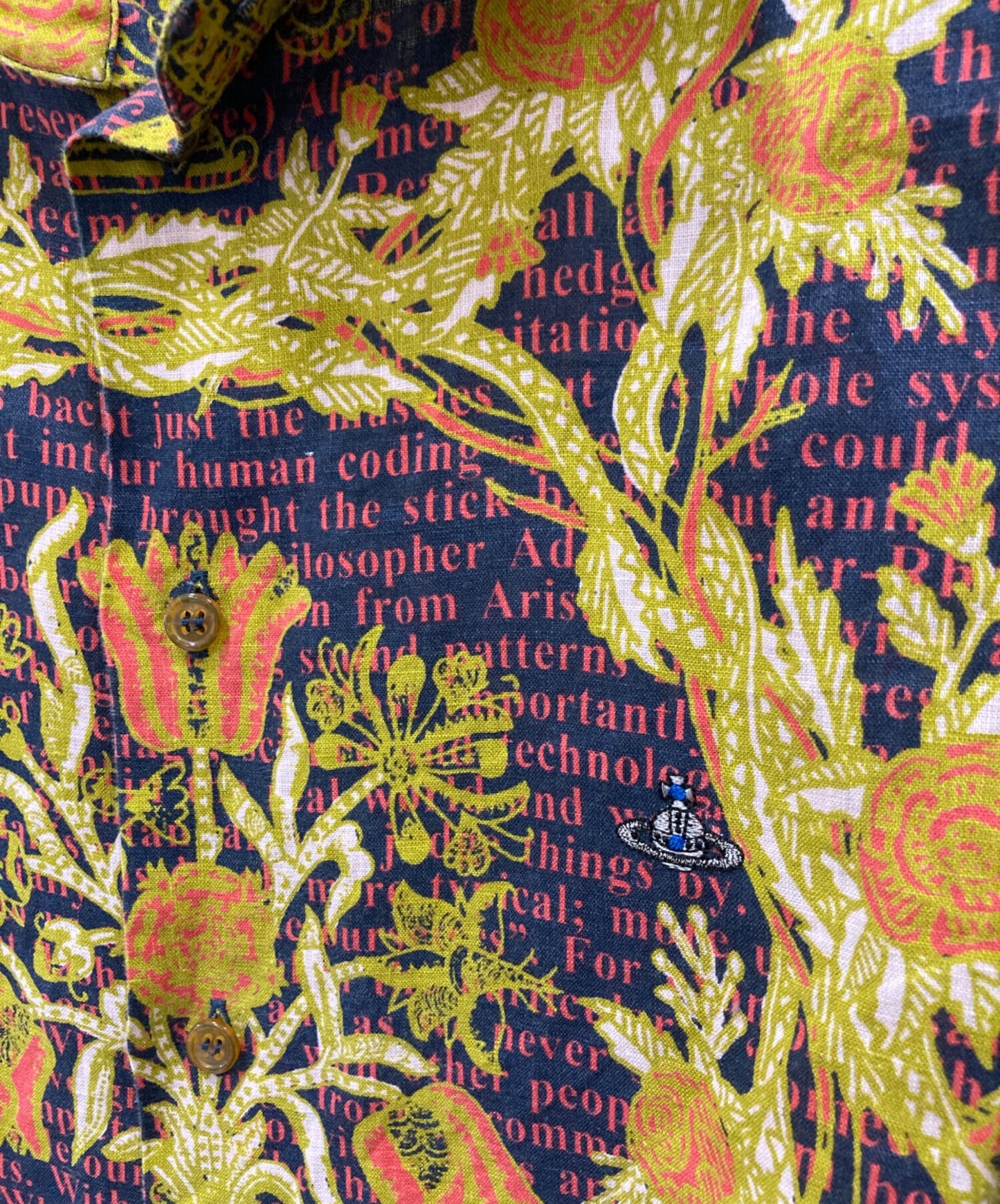 [Pre-owned] Vivienne Westwood man linen shirt VW-WR-73621