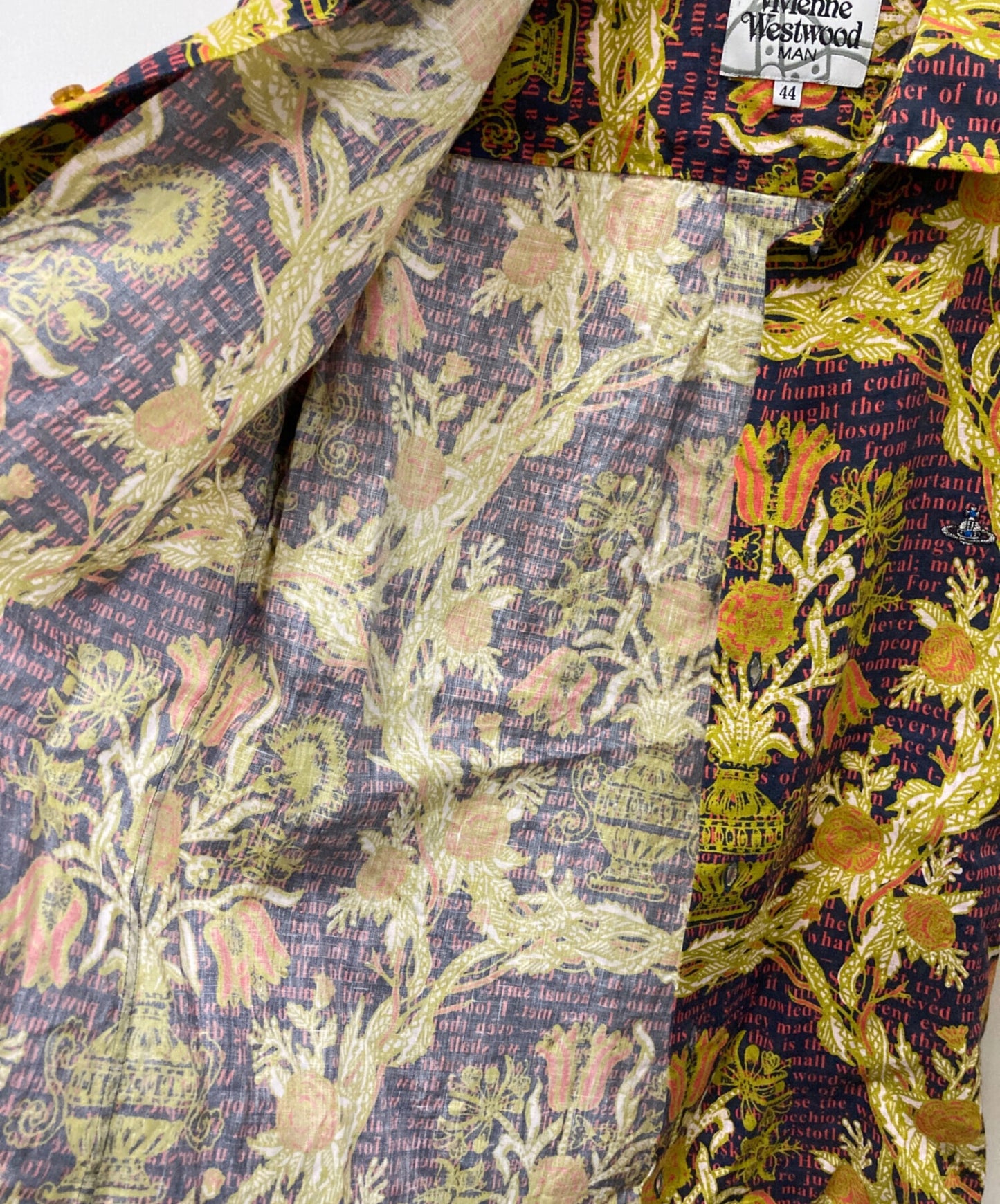 [Pre-owned] Vivienne Westwood man linen shirt VW-WR-73621