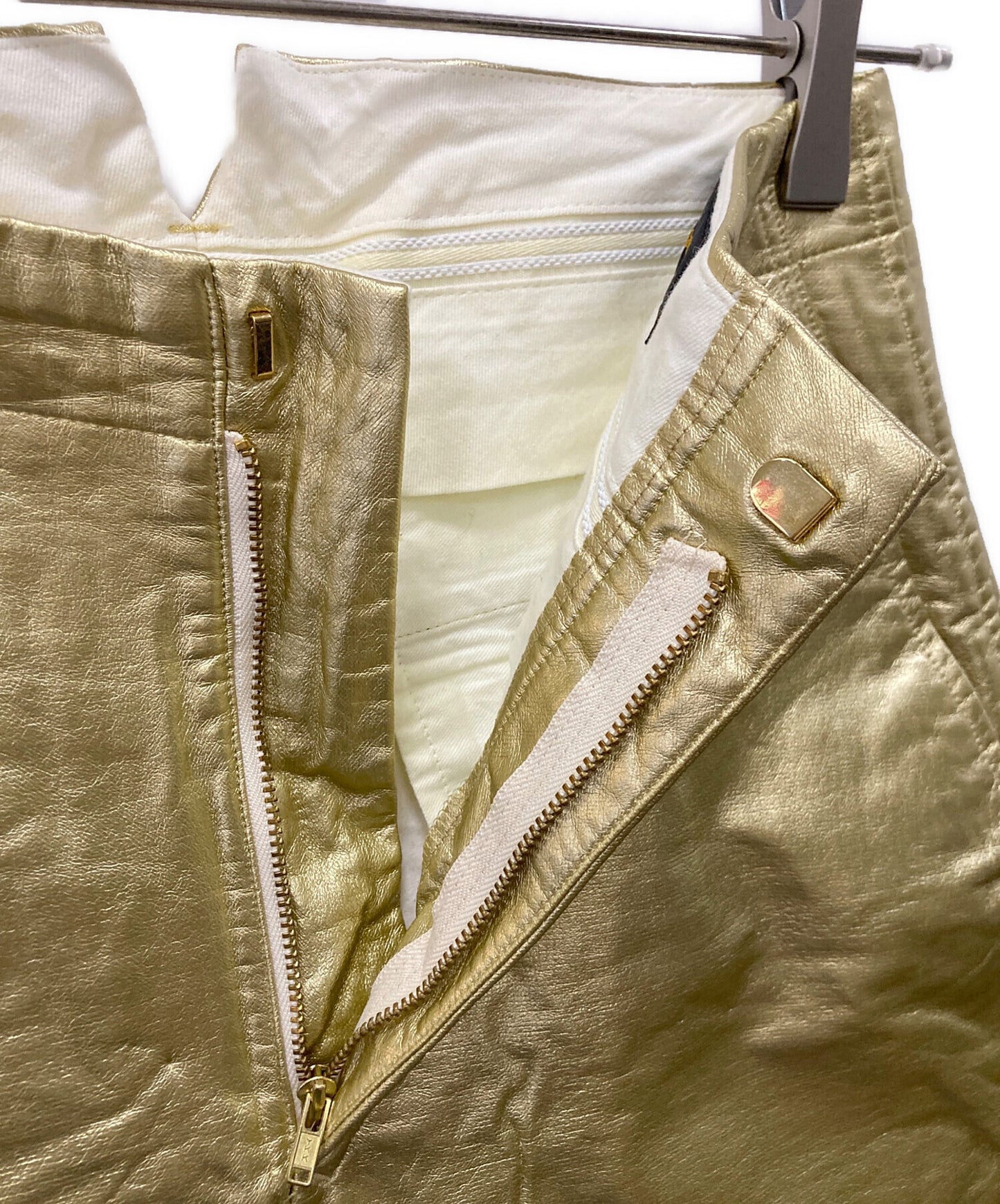 [Pre-owned] COMME des GARCONS Faux leather cropped pants GH-P072