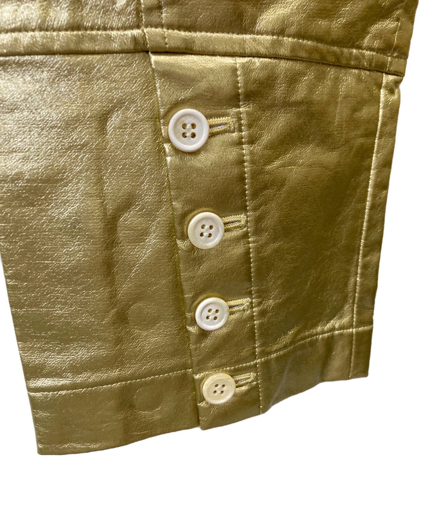 [Pre-owned] COMME des GARCONS Faux leather cropped pants GH-P072
