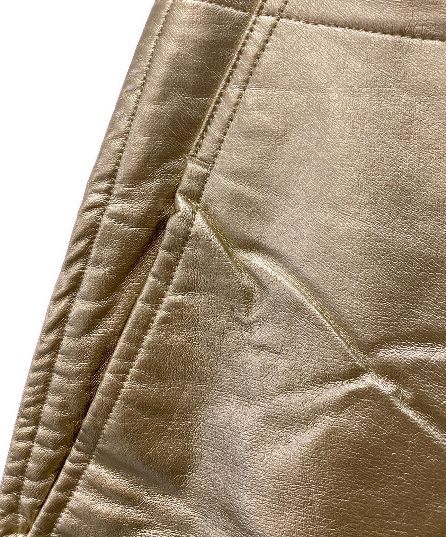 [Pre-owned] COMME des GARCONS Faux leather cropped pants GH-P072