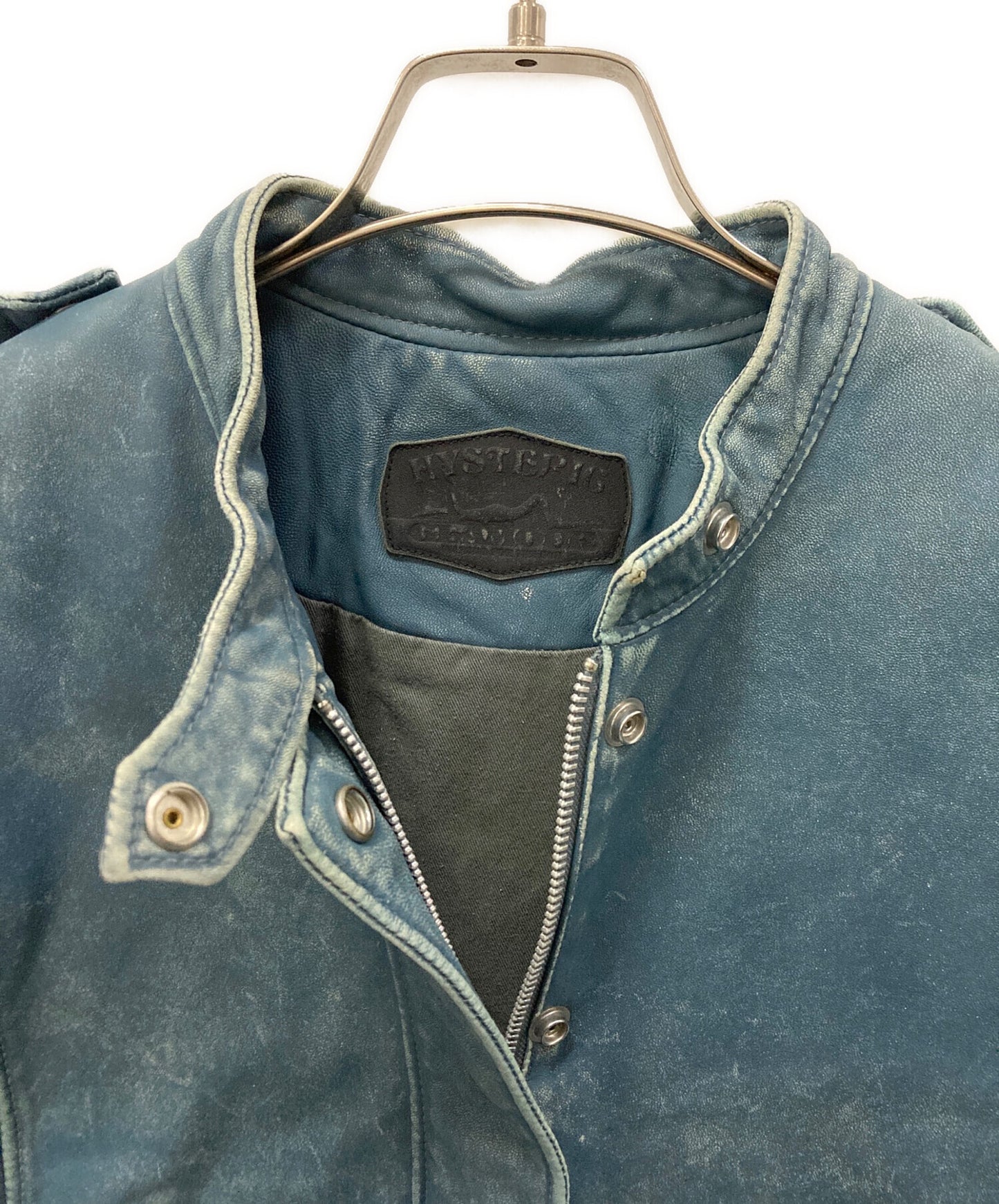 [Pre-owned] Hysteric Glamour leather jacket 0104LB02