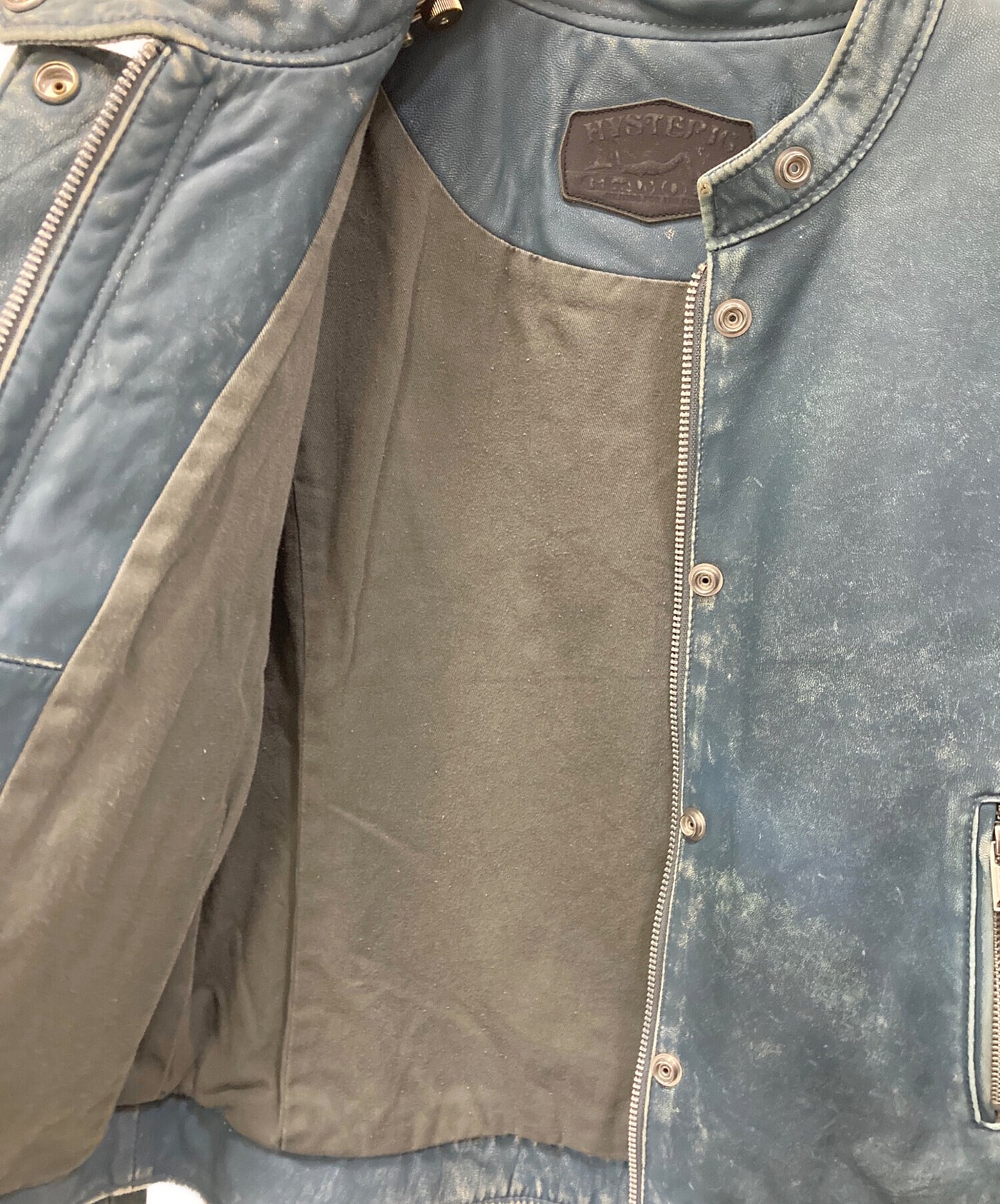 [Pre-owned] Hysteric Glamour leather jacket 0104LB02