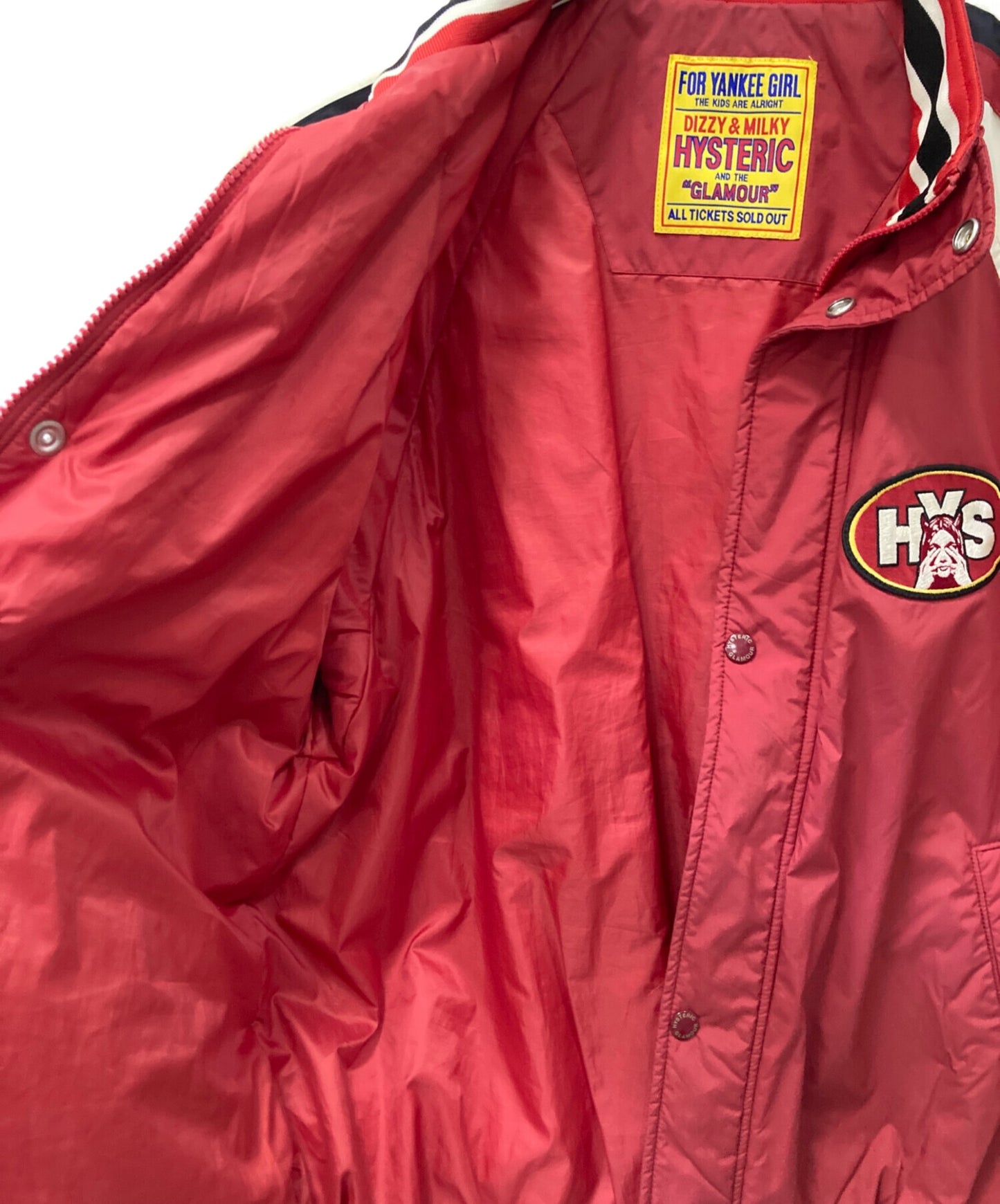 [Pre-owned] Hysteric Glamour EVIL STAR Patch Stand Color Jacket 01243AB03