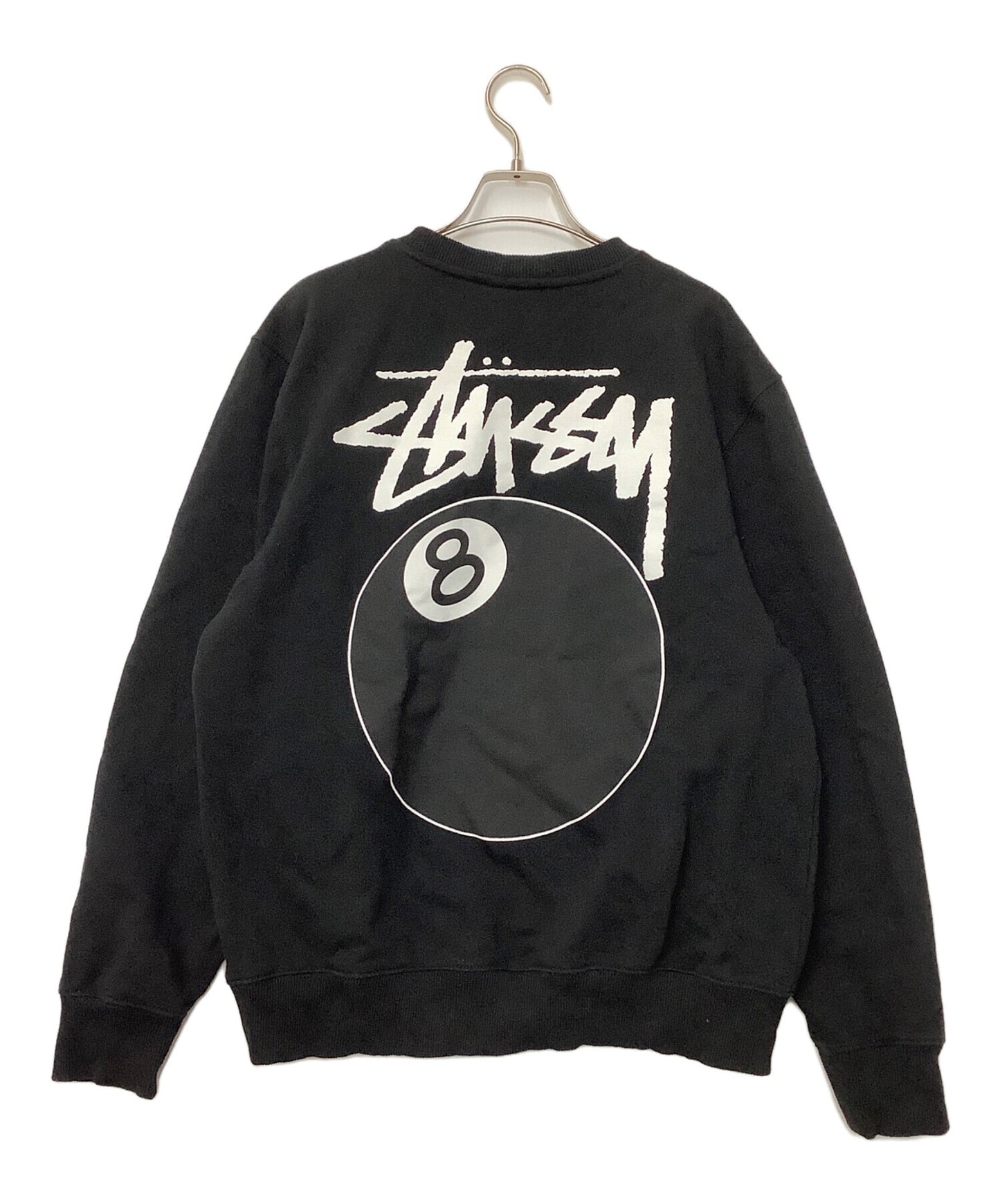 [Pre-owned] stussy 8-ball printed sweatshirt J30000SAS21