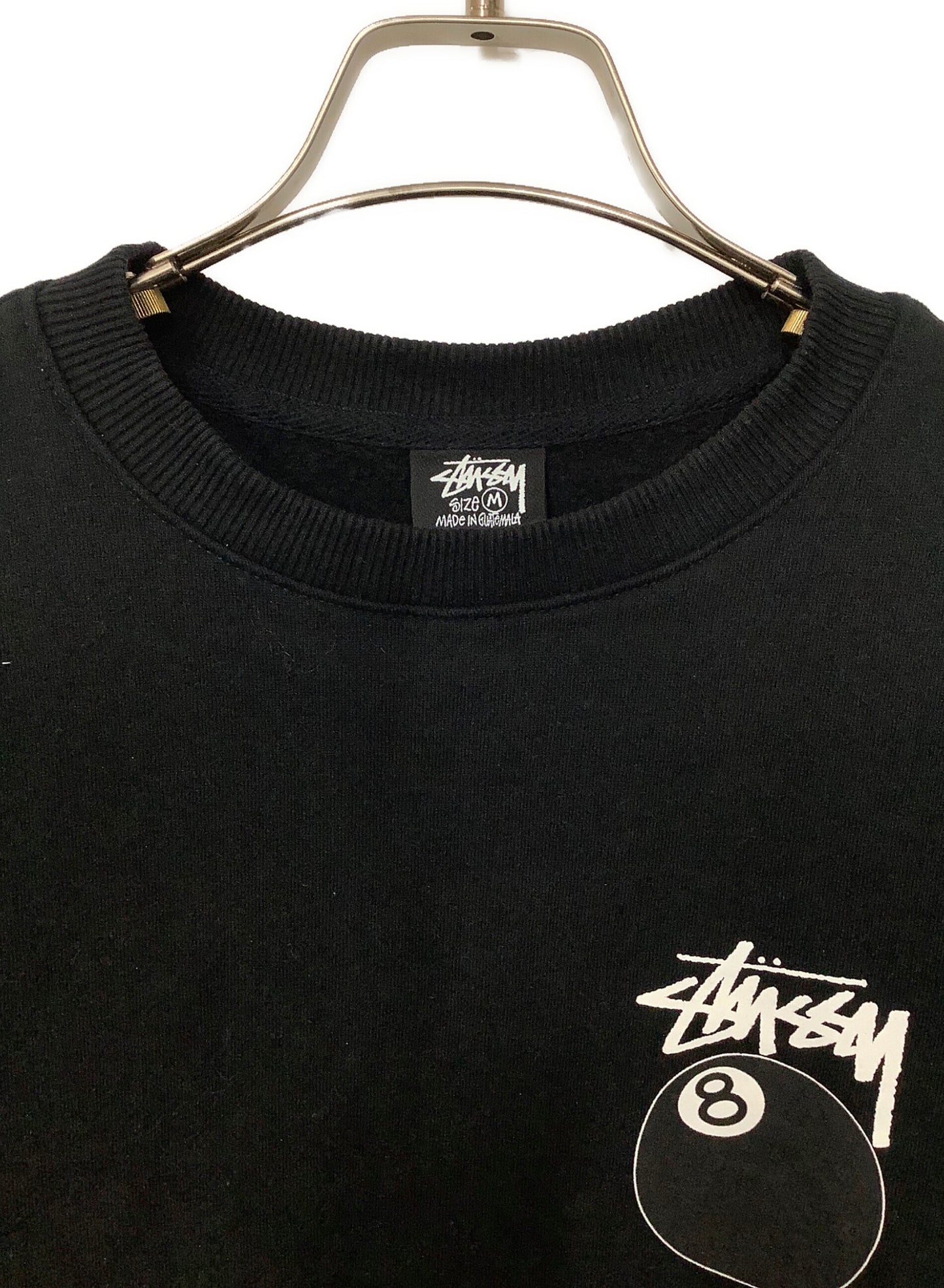 [Pre-owned] stussy 8-ball printed sweatshirt J30000SAS21