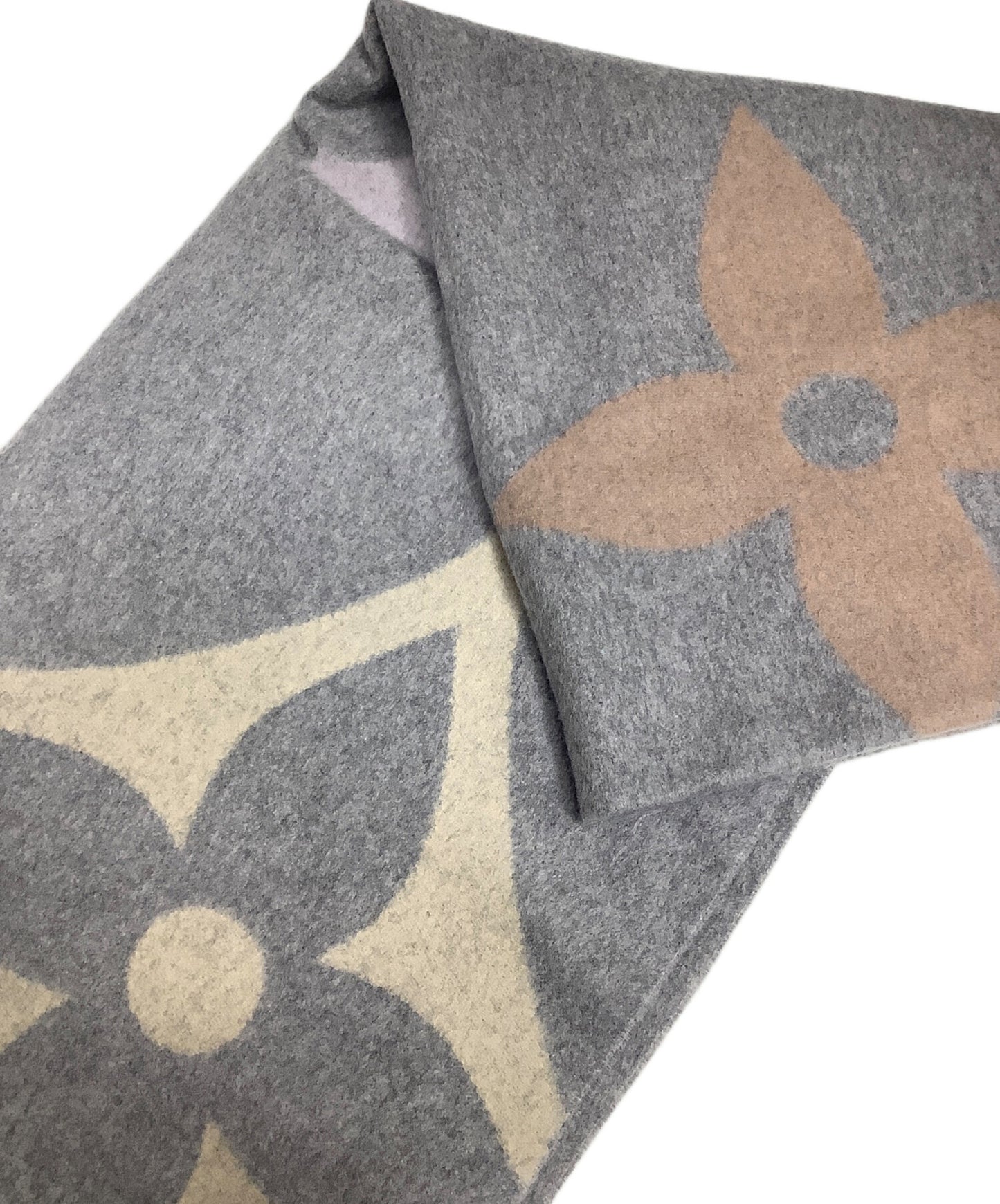 [Pre-owned] LOUIS VUITTON Cashmere blend scarf M77637