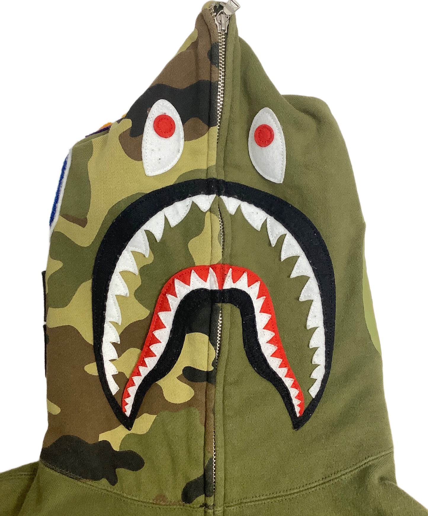 [Pre-owned] A BATHING APE 1st Shark Full Zip Hoodie 001zpk701005m