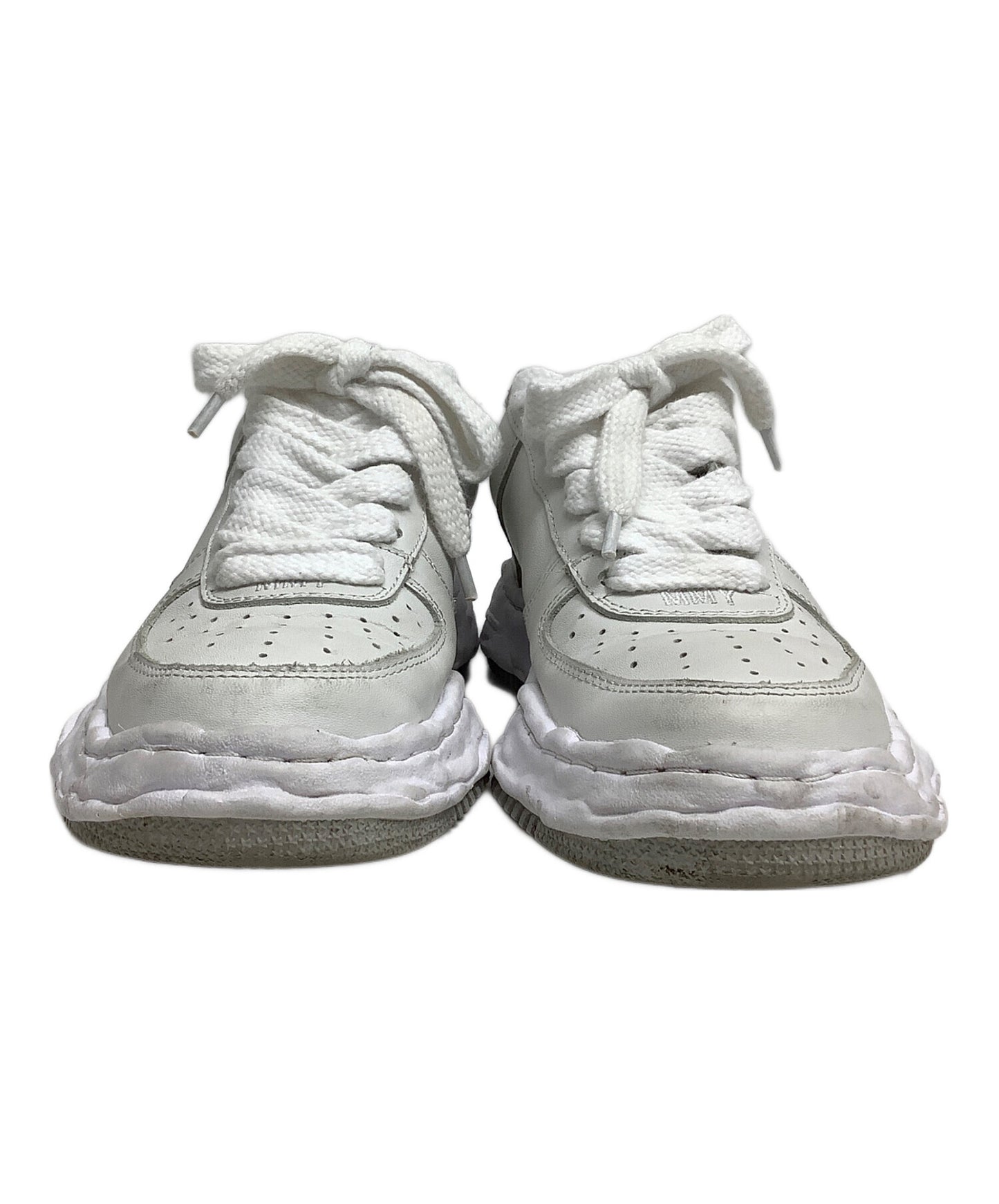 [Pre-owned] Maison MIHARA YASUHIRO WAYNE LOW LEATHER LOW TOP A07FW702