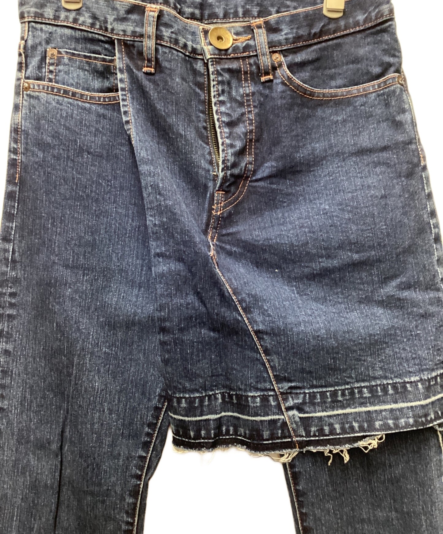 [Pre-owned] Maison MIHARA YASUHIRO docking denim pants A00PT026