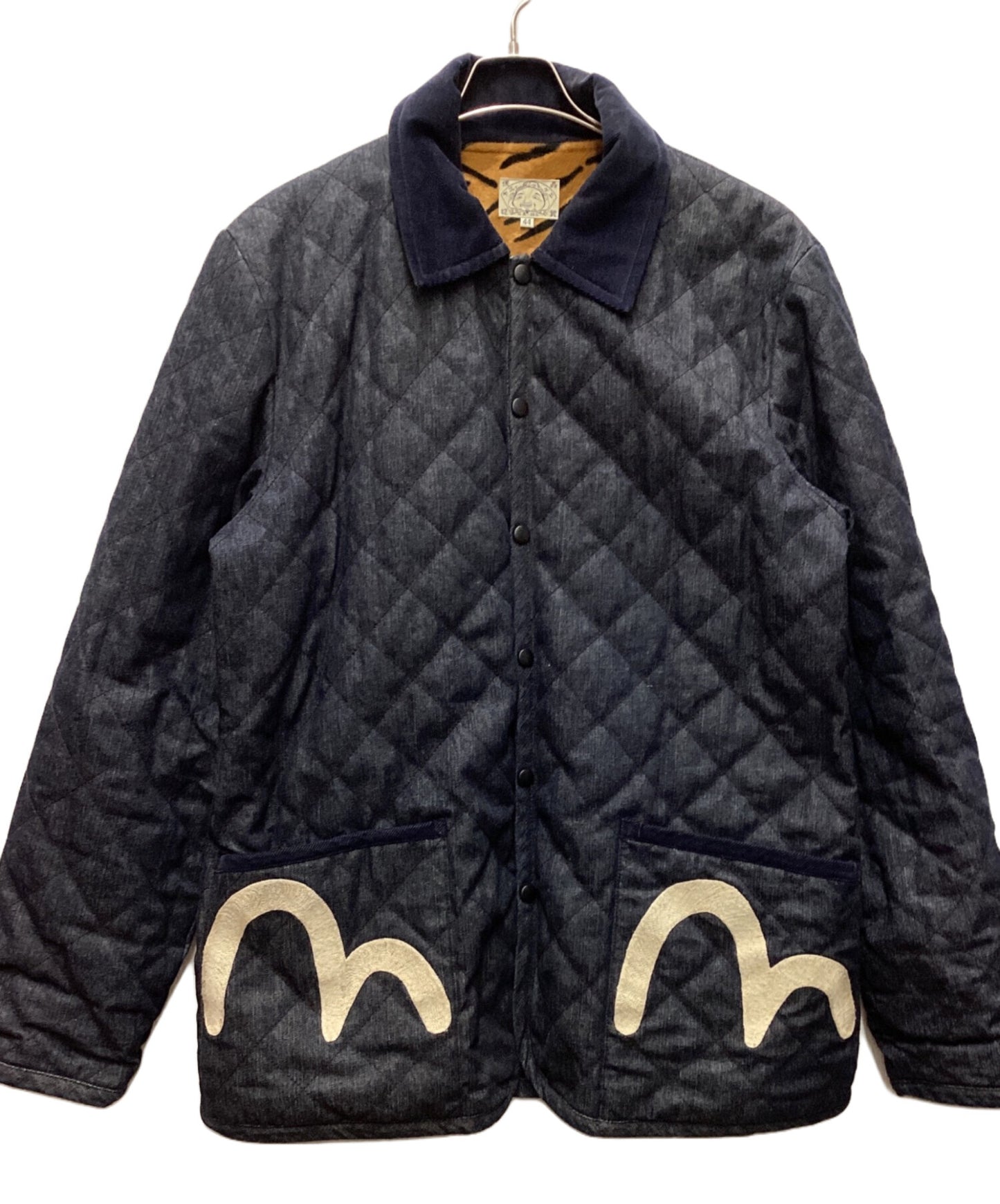 [Pre-owned] EVISU Quilted denim jacket