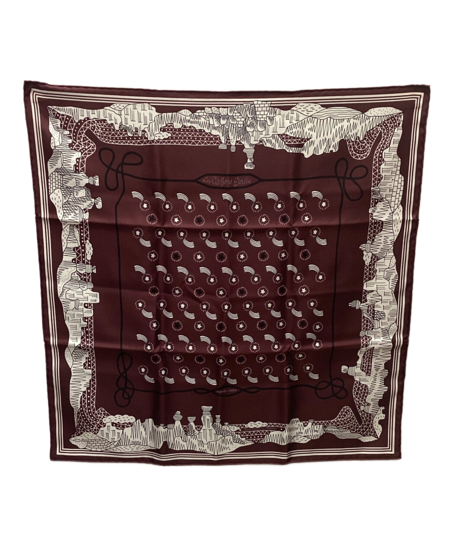 [Pre-owned] HERMES Silk scarf / Carré 55 / "From the canyon to the stars"