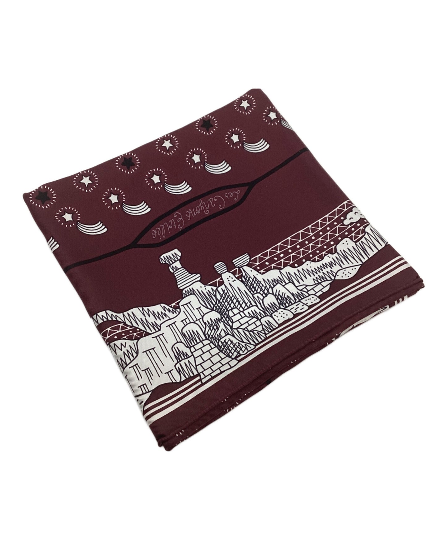 [Pre-owned] HERMES silk scarf