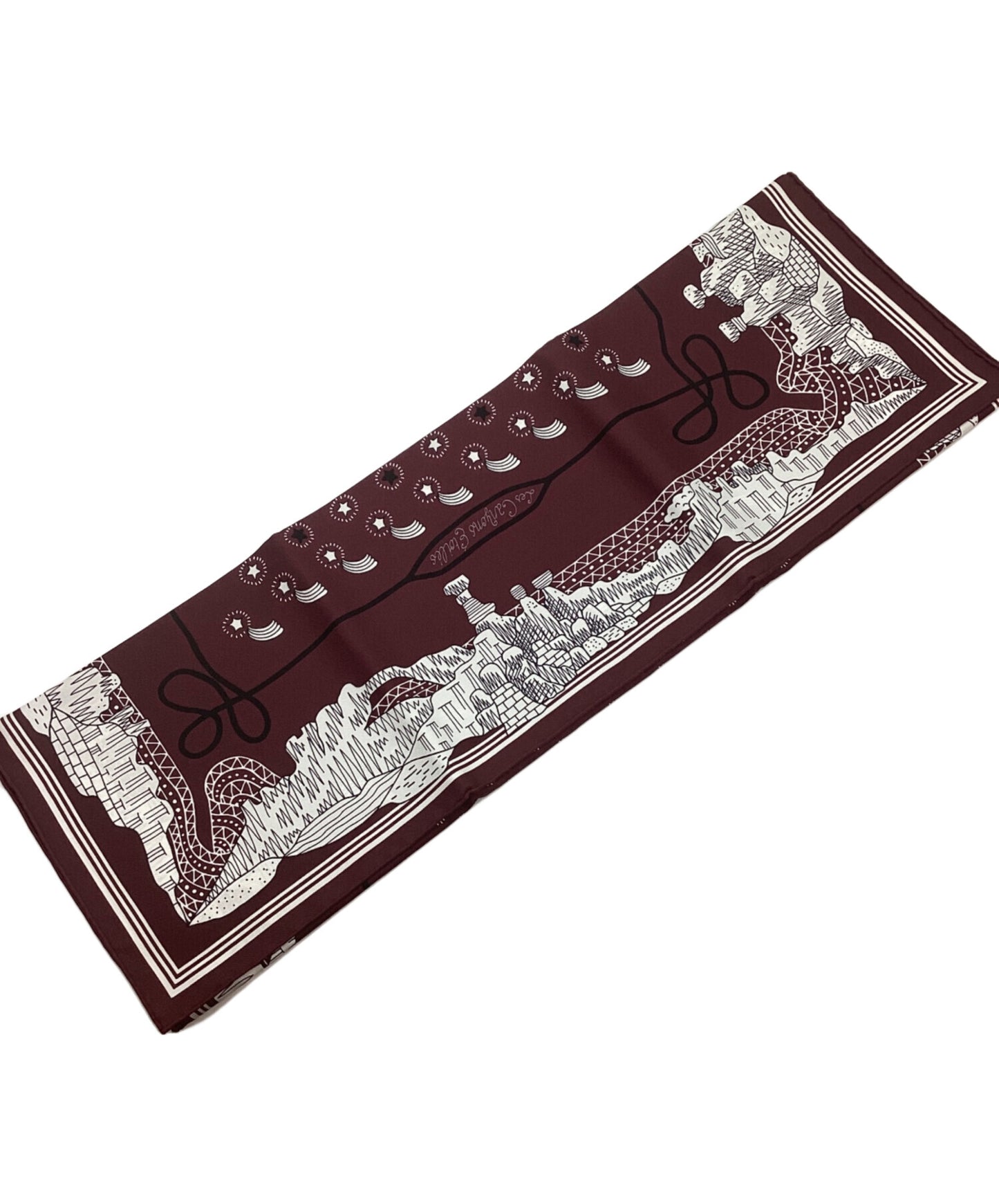 [Pre-owned] HERMES silk scarf