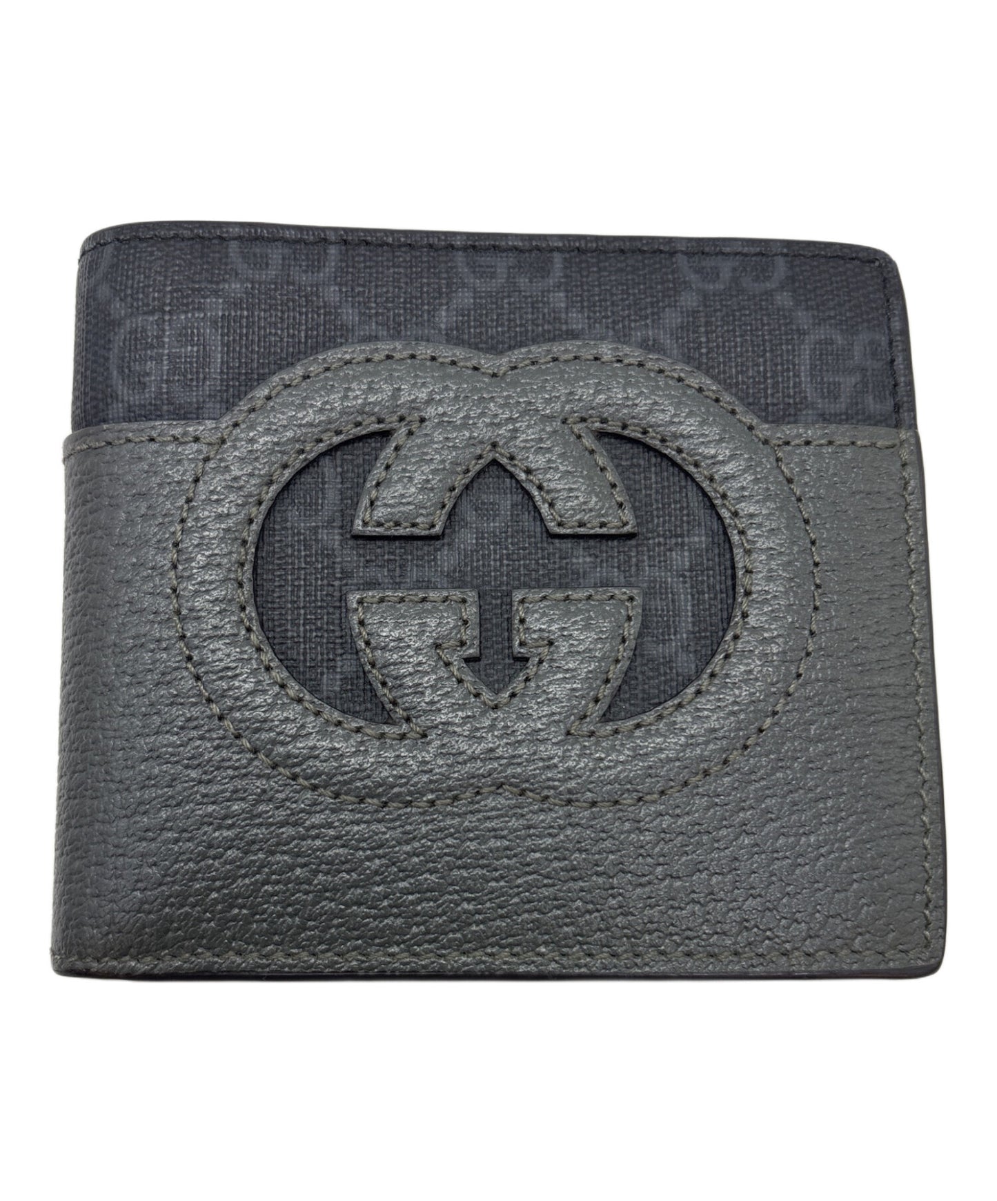 [Pre-owned] GUCCI Bifold Wallet / New Basket 701417