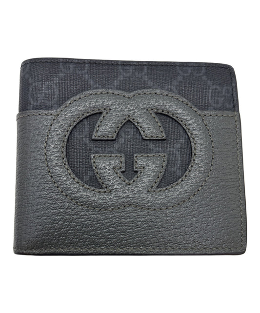 [Pre-owned] GUCCI Bifold Wallet / New Basket 701417
