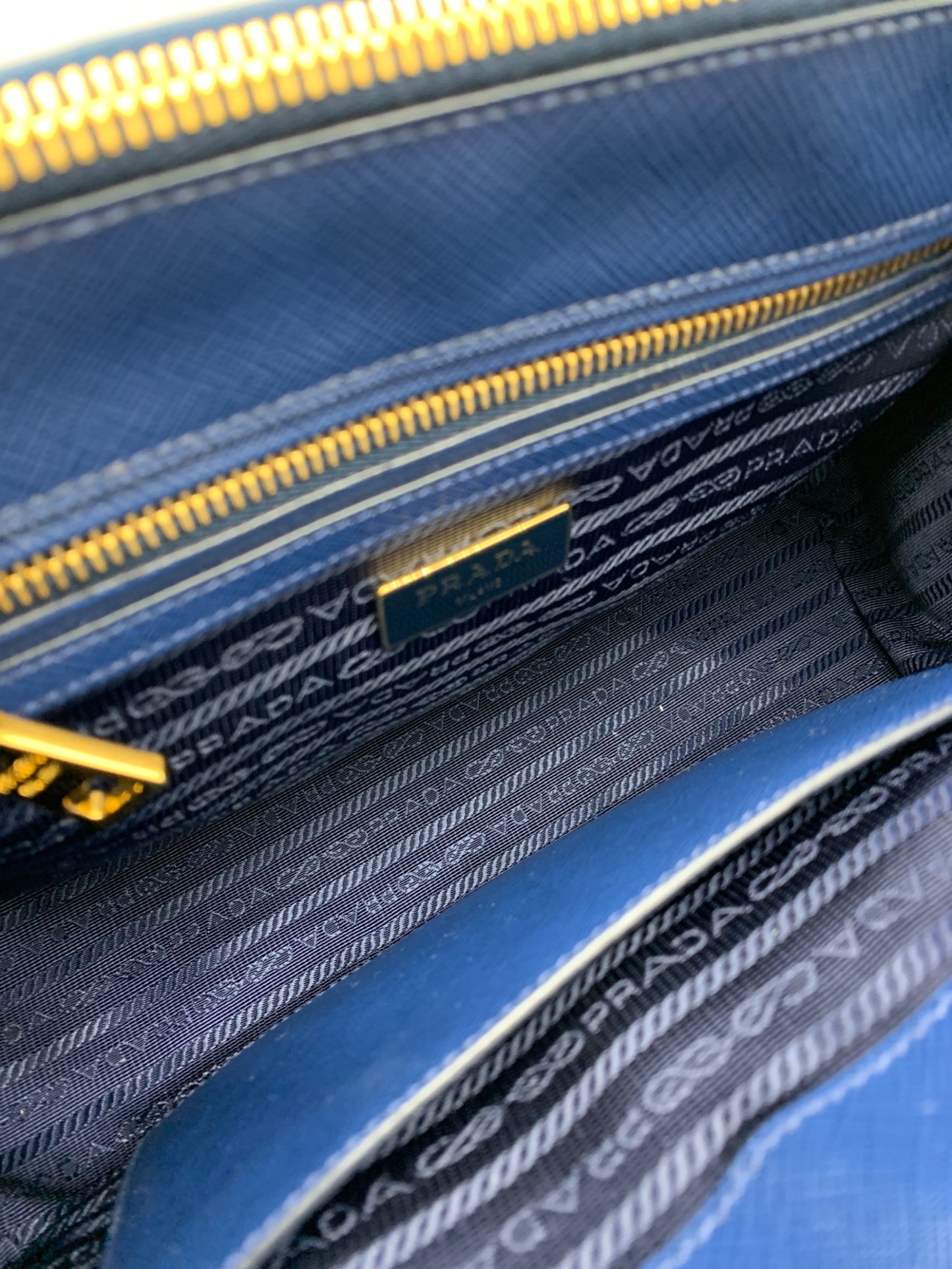 [Pre-owned] PRADA Galleria Saffiano leather medium bag 1BA863