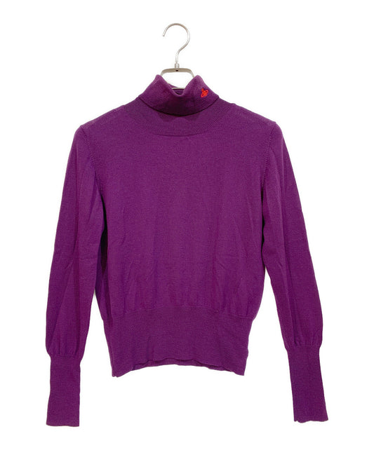 [Pre-owned] Vivienne Westwood RED LABEL Orb Embroidery Turtleneck Knit 357-01-13030