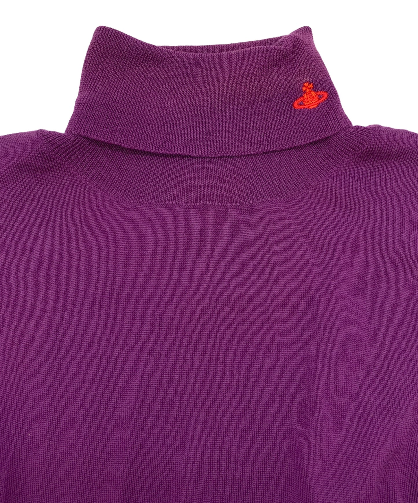 [Pre-owned] Vivienne Westwood RED LABEL Orb Embroidery Turtleneck Knit 357-01-13030