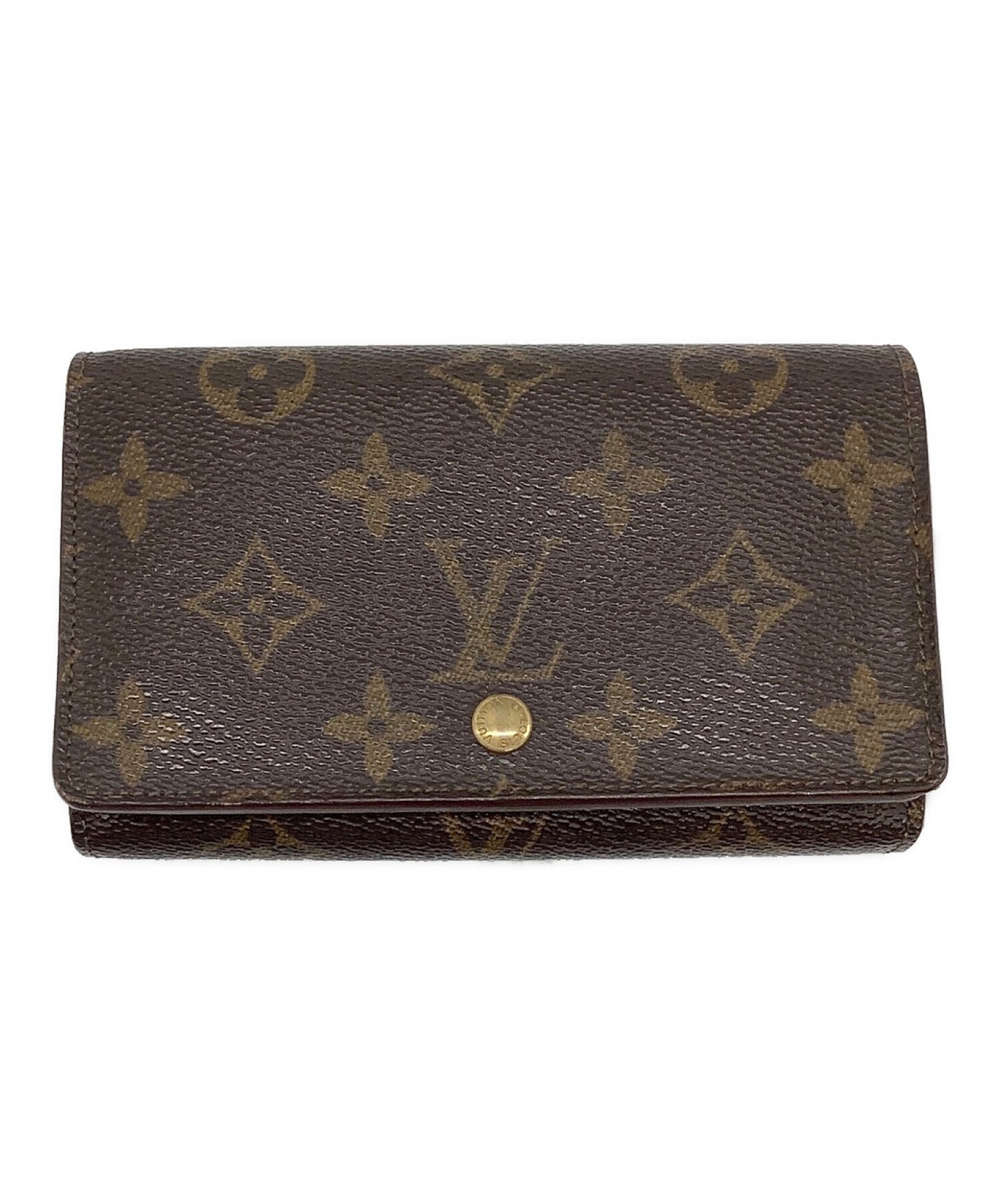 [Pre-owned] LOUIS VUITTON Monogram portmonnaie bière trésor wallet with two compartments M61730